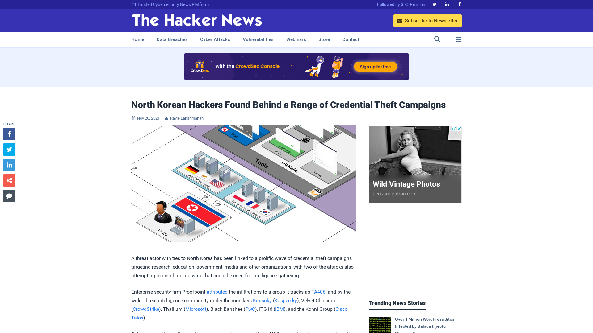 North Korean Hackers Found Behind a Range of Credential Theft Campaigns
