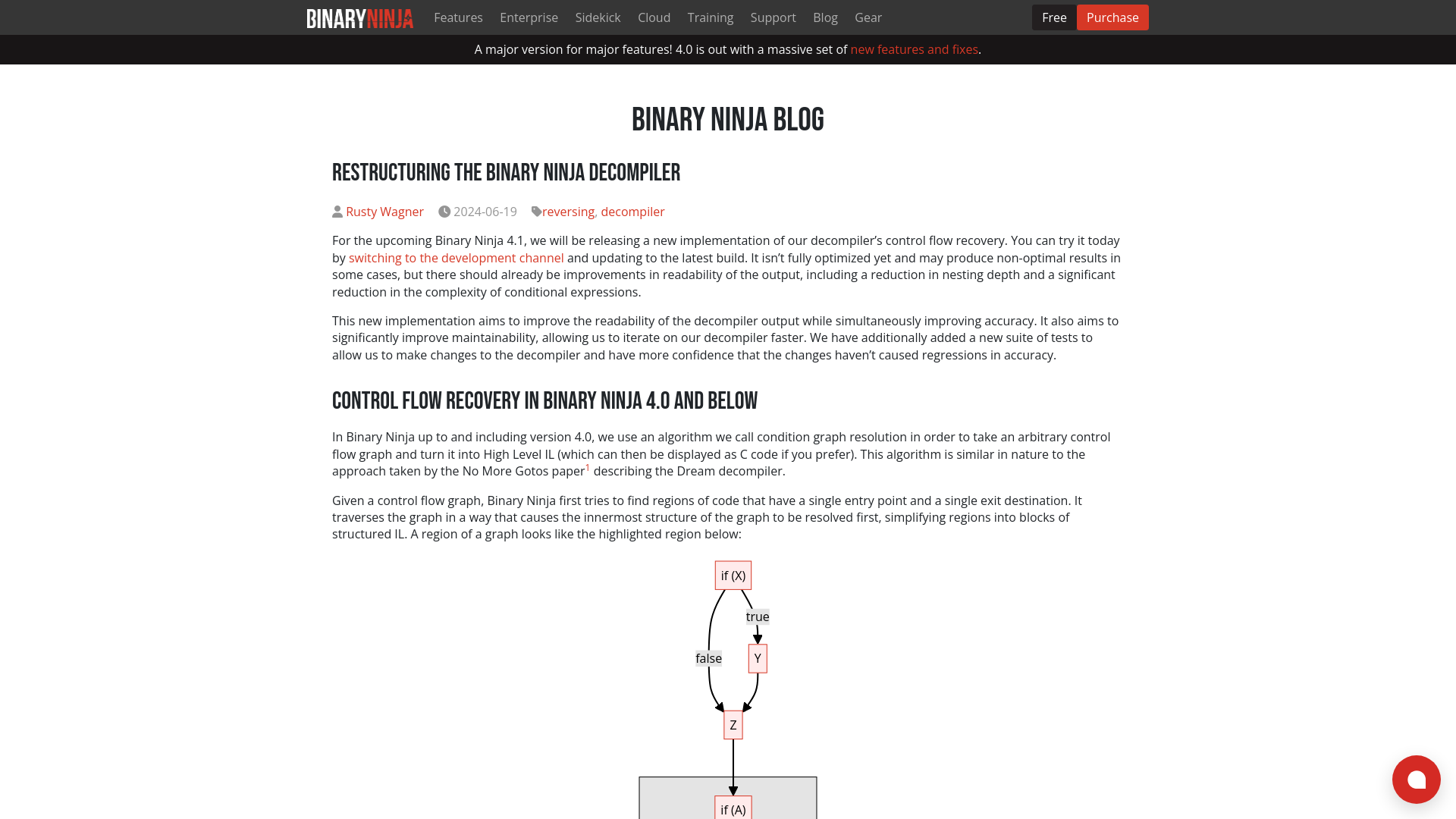 Binary Ninja - Restructuring the Binary Ninja Decompiler