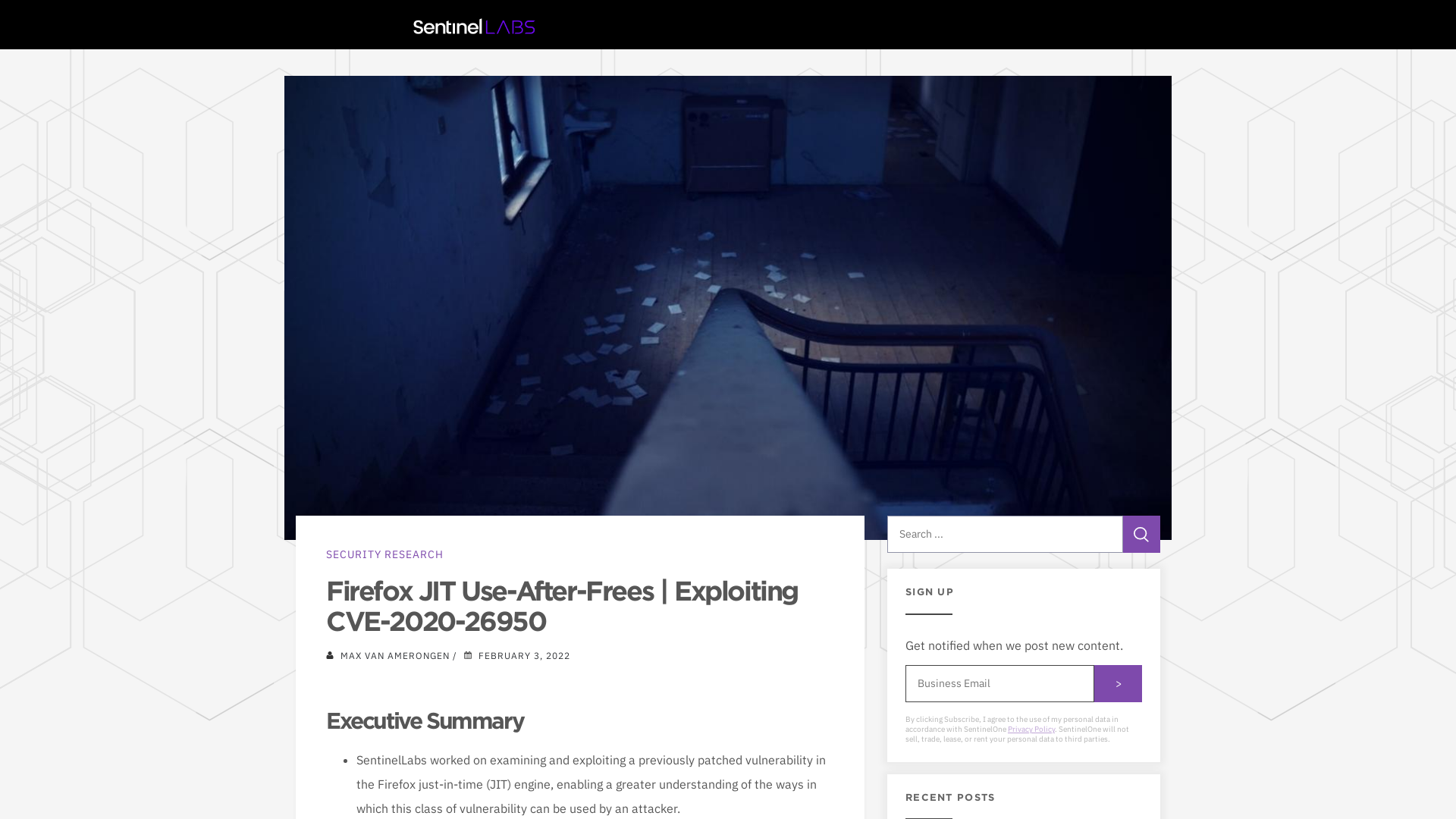 Firefox JIT Use-After-Frees | Exploiting CVE-2020-26950 - SentinelOne