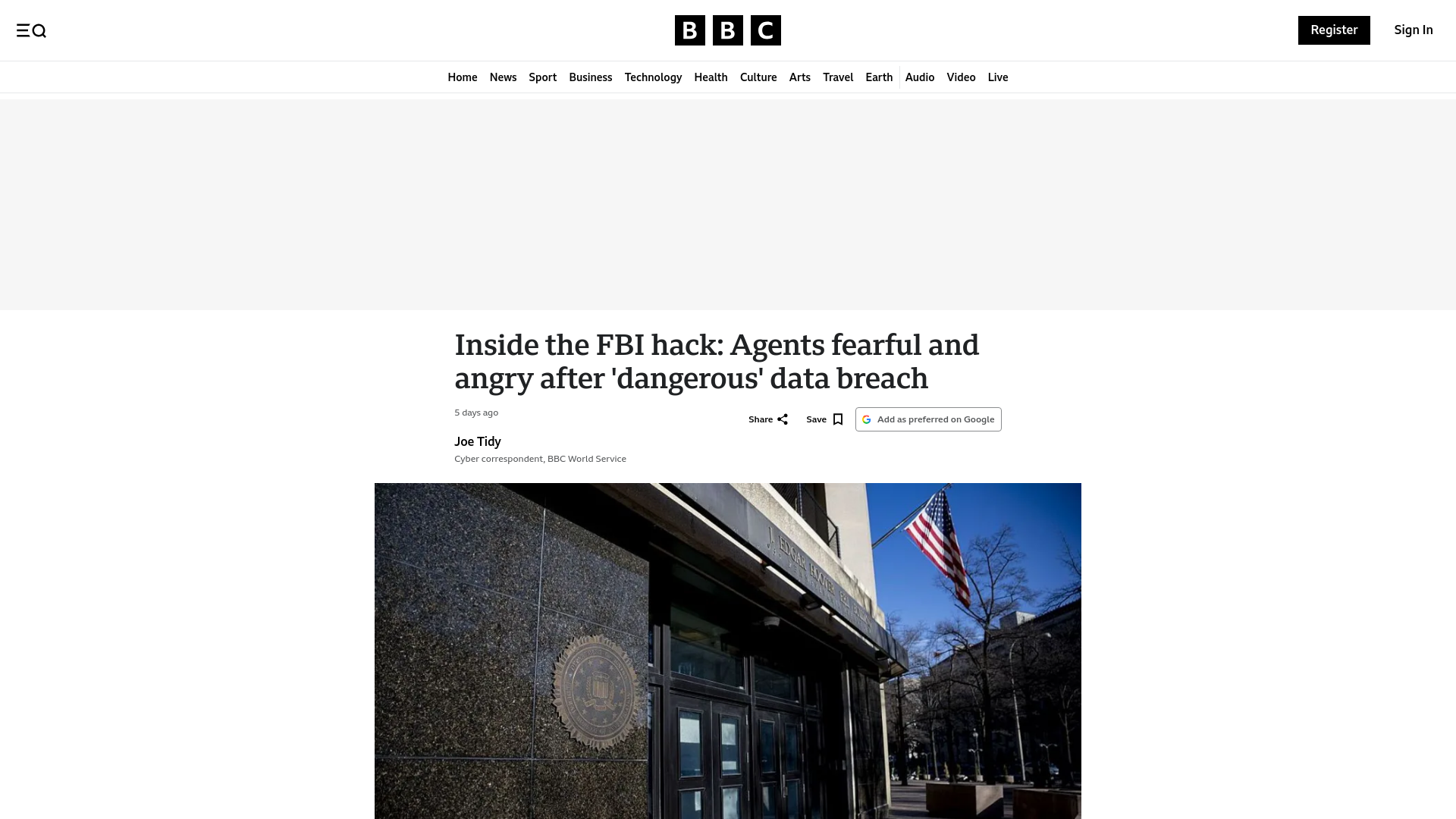 Agents fearful and angry after 'dangerous' FBI data breach