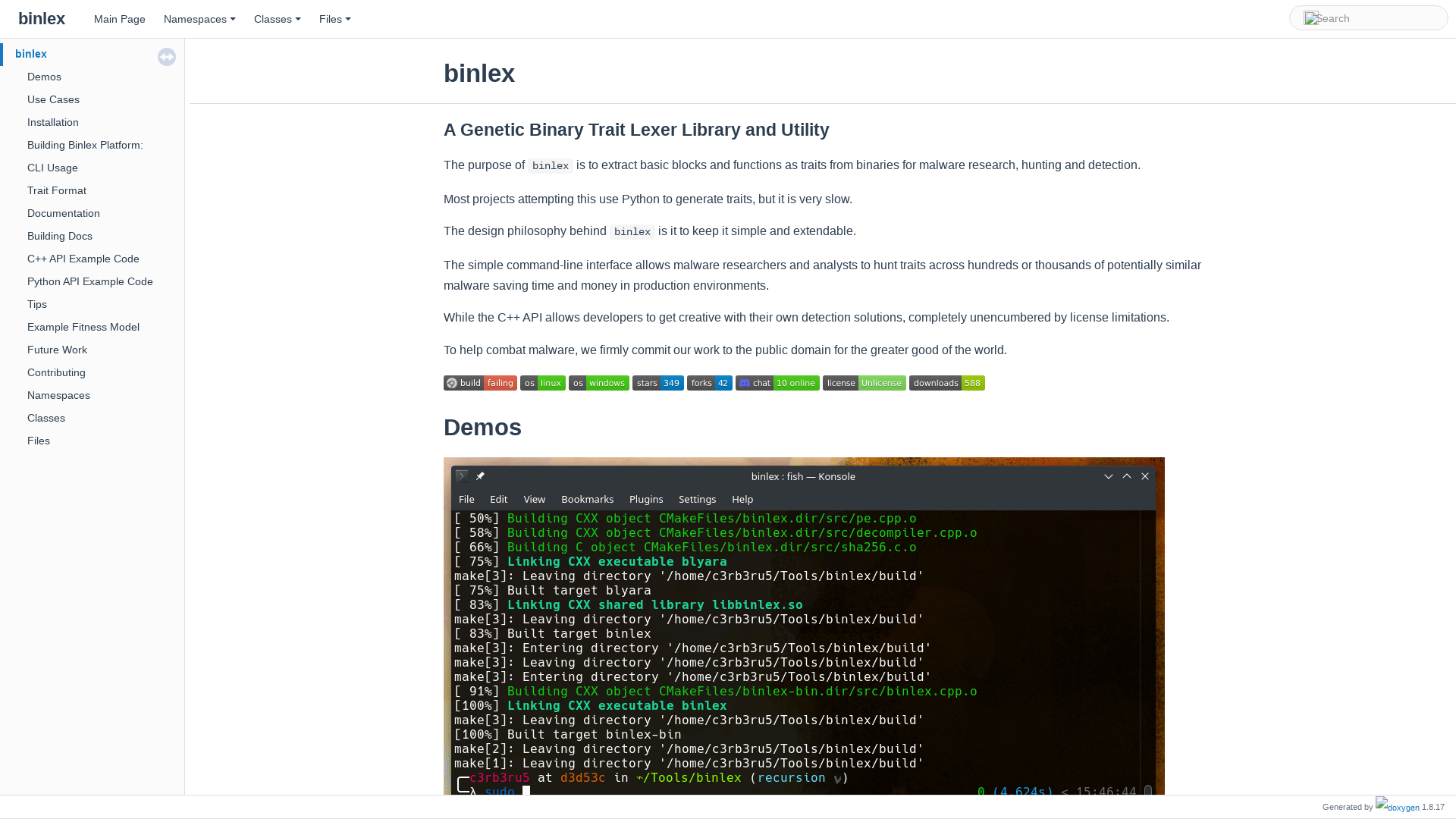 binlex: binlex