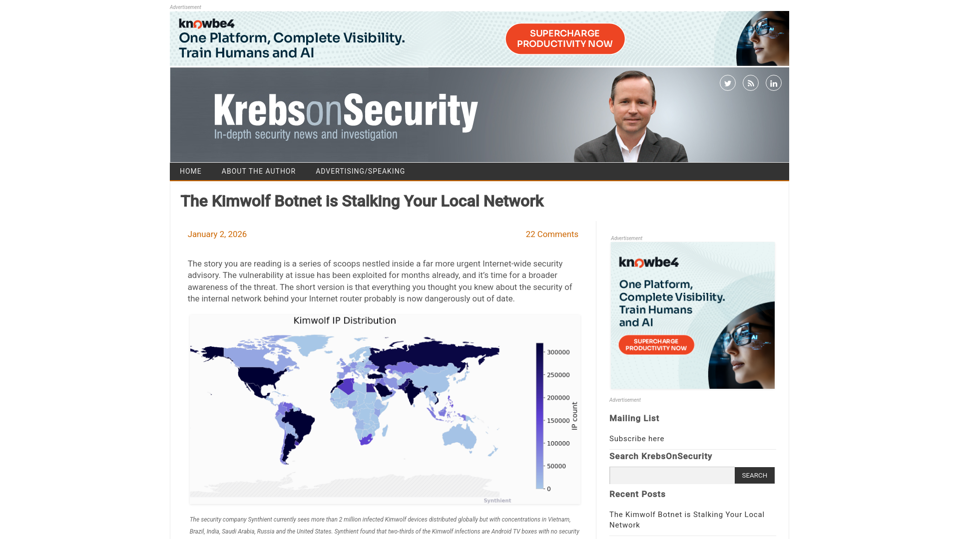 The Kimwolf Botnet is Stalking Your Local Network – Krebs on Security