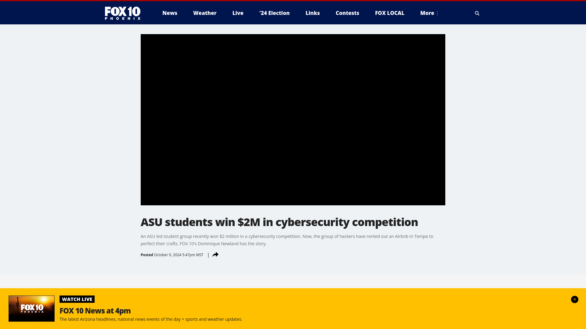 ASU students win $2M in cybersecurity competition | FOX 10 Phoenix