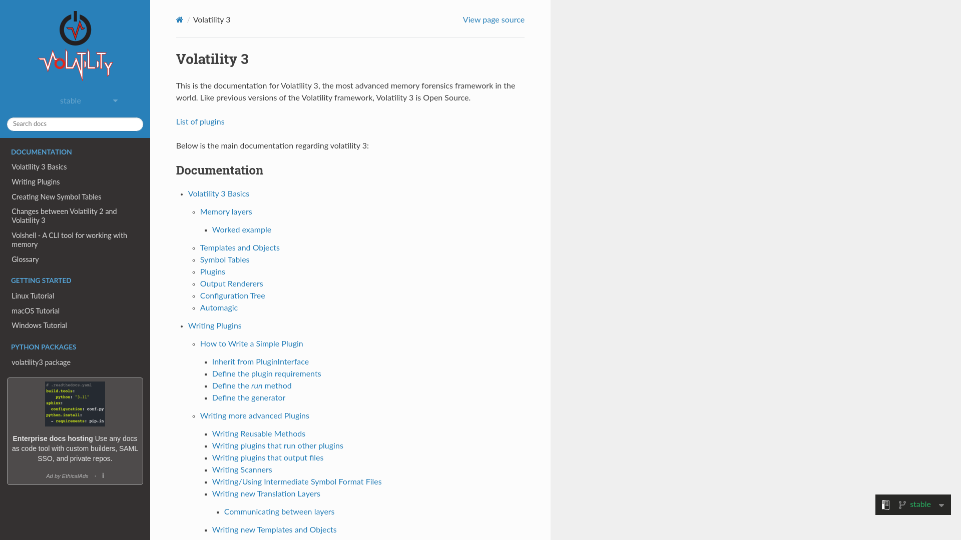 Volatility 3 — Volatility 3 2.8.0 documentation