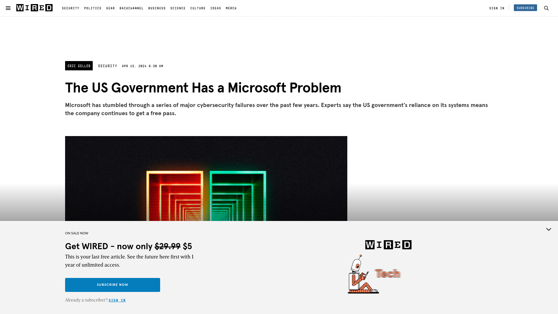 The US Government Has a Microsoft Problem | WIRED