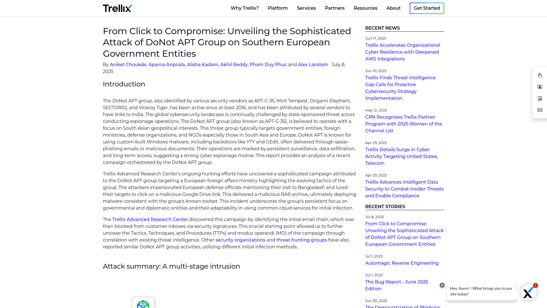 From Click to Compromise: Unveiling the Sophisticated Attack of DoNot APT Group on Southern European Government Entities