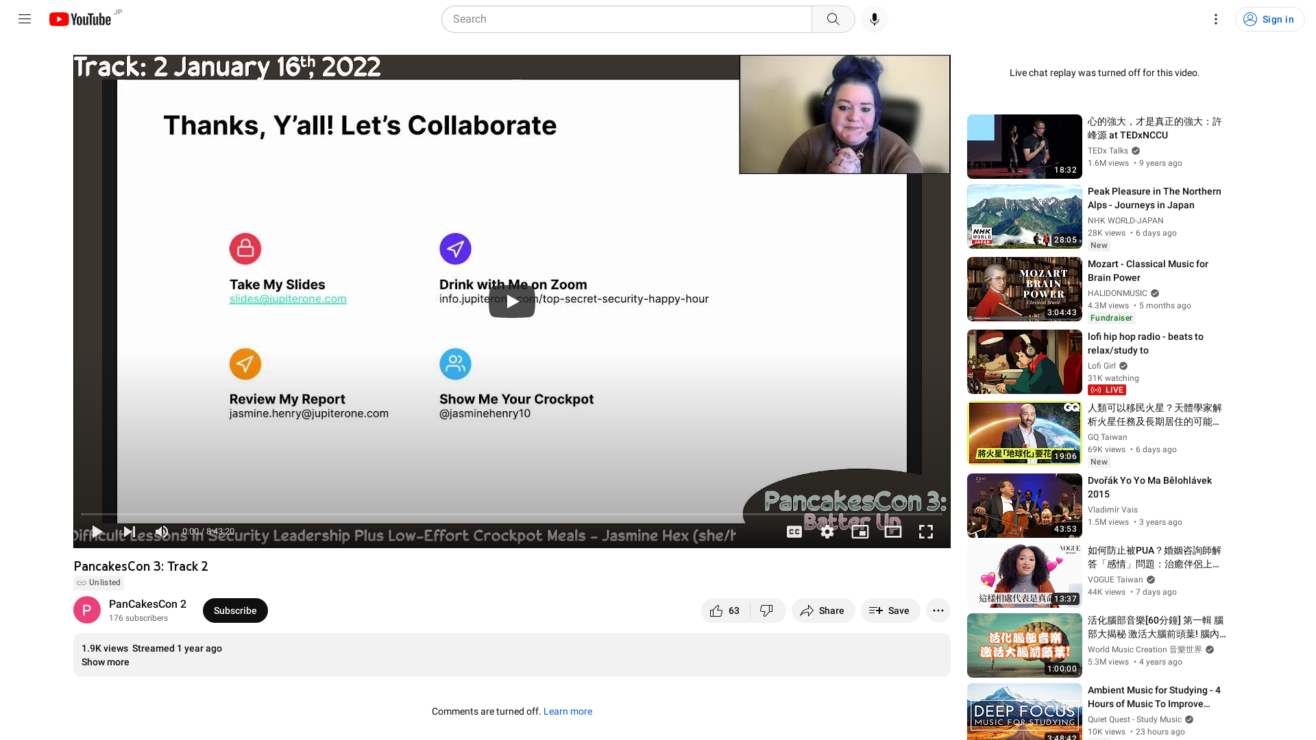 PancakesCon 3: Track 2 - YouTube