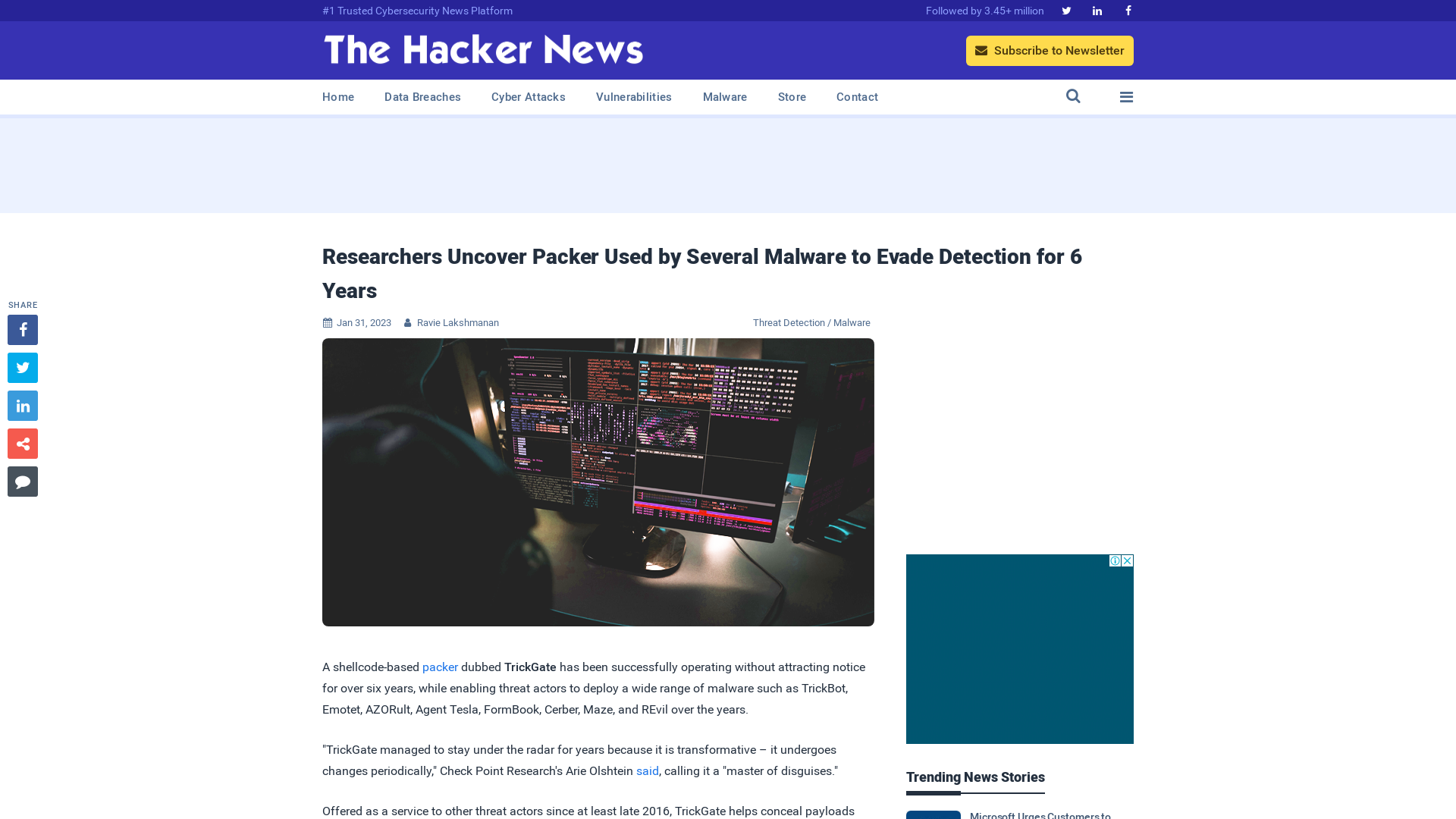 Researchers Uncover Packer Used by Several Malware to Evade Detection for 6 Years