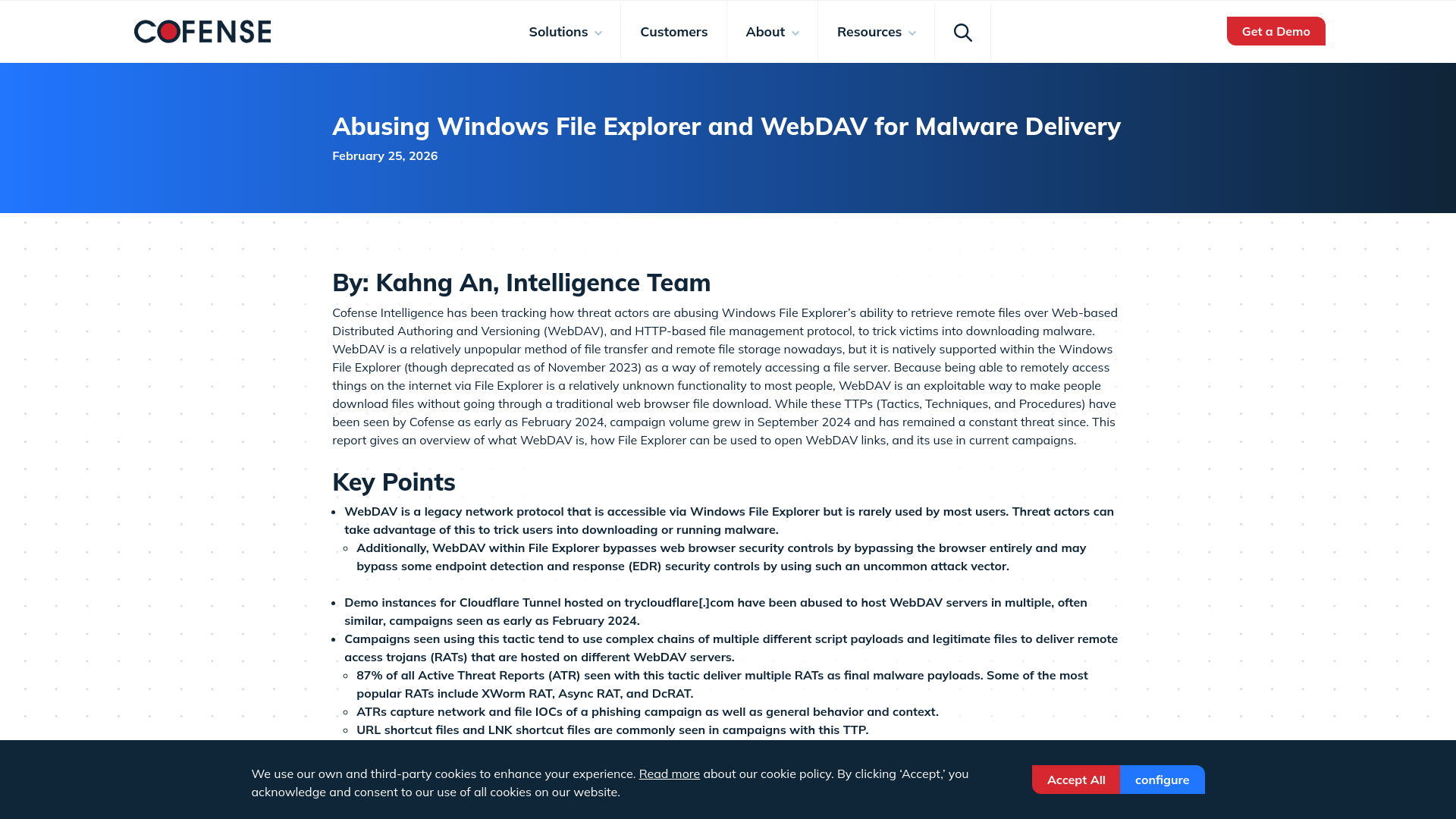 Abusing Windows File Explorer and WebDAV for Malware Delivery