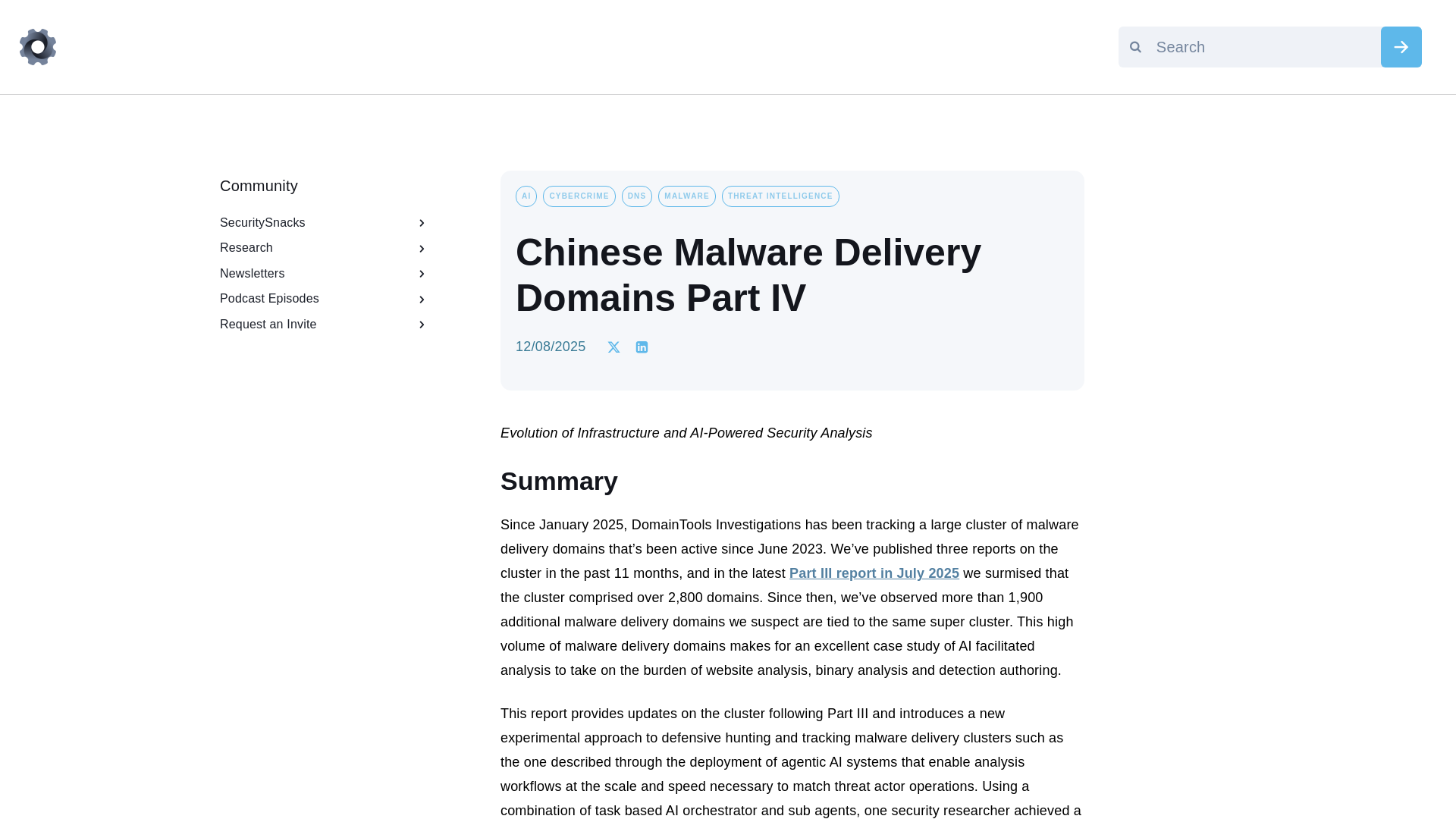 Chinese Malware Delivery Domains Part IV - DomainTools Investigations | DTI