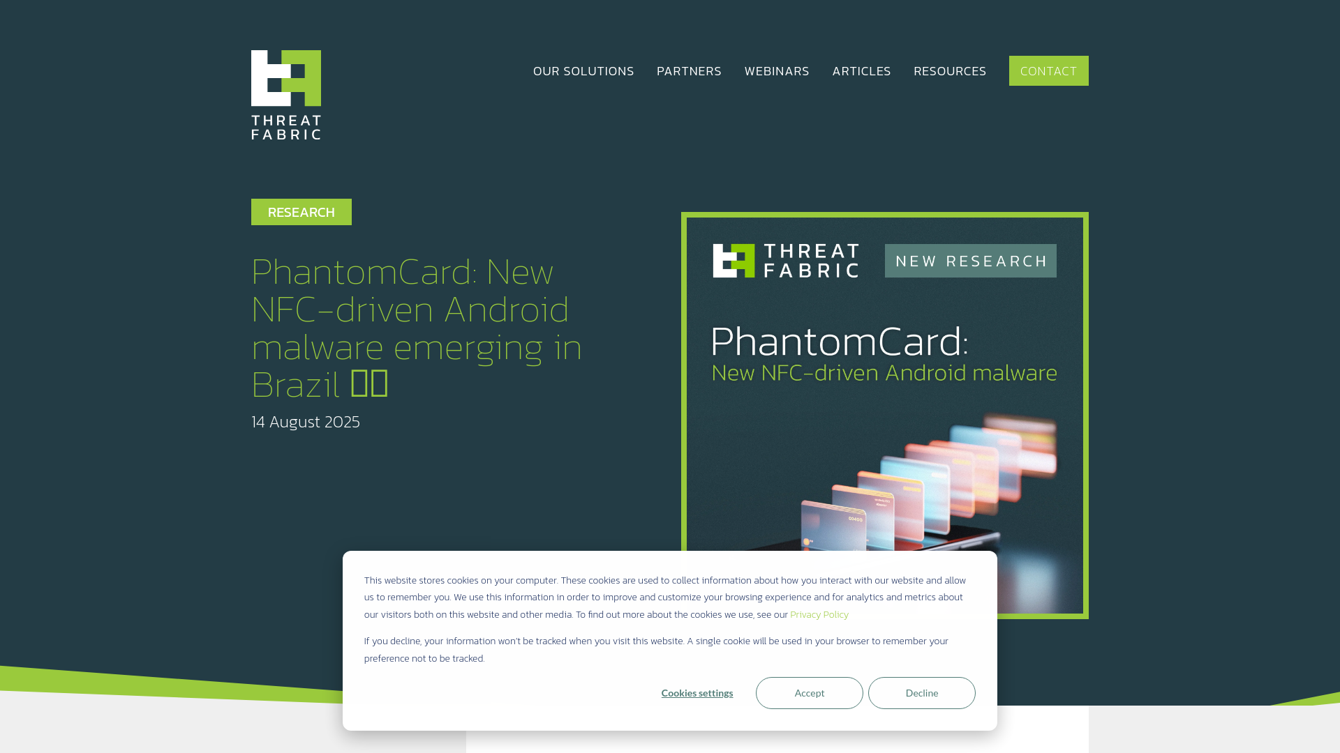 PhantomCard: New NFC-driven Android malware emerging in Brazil 🇧🇷