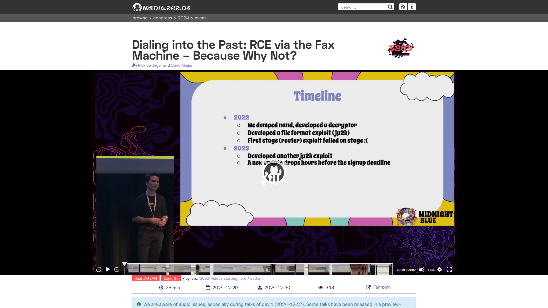 Dialing into the Past: RCE via the Fax Machine – Because Why Not? - media.ccc.de