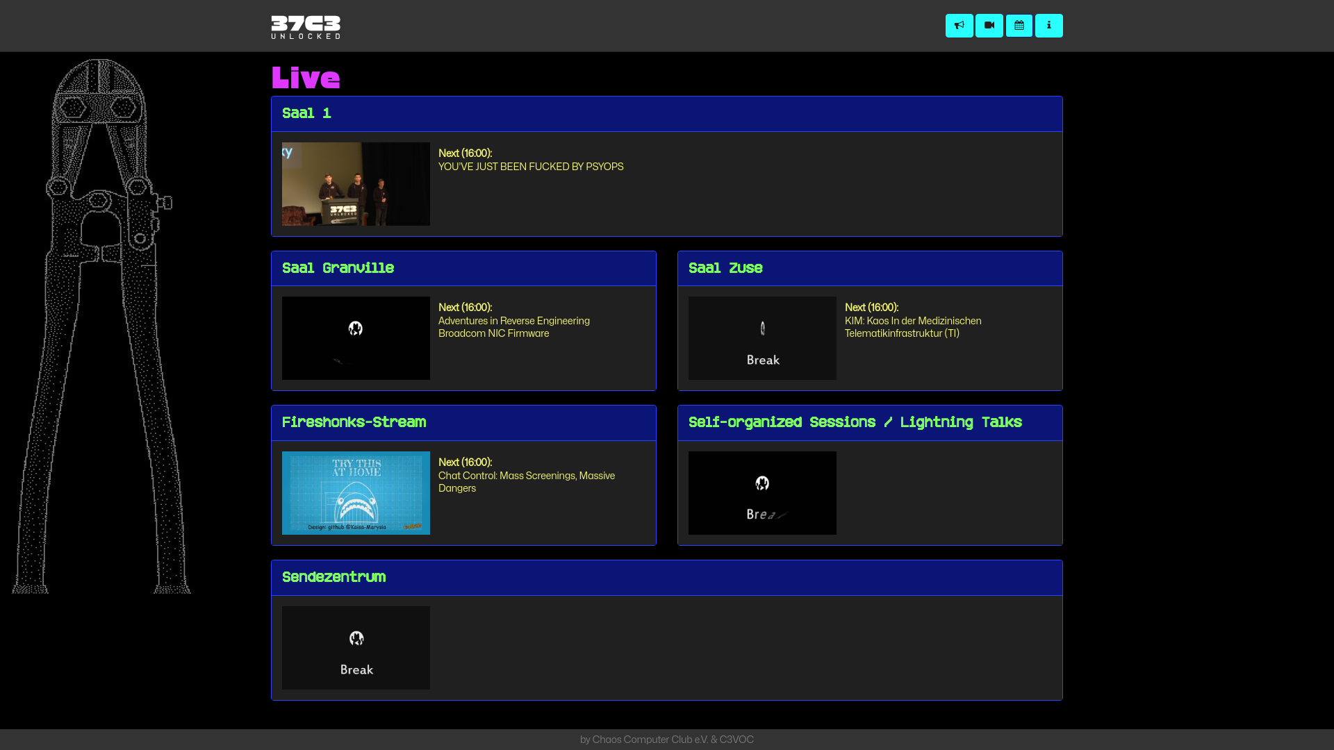 Live-Streams – 37C3: Unlocked Streaming