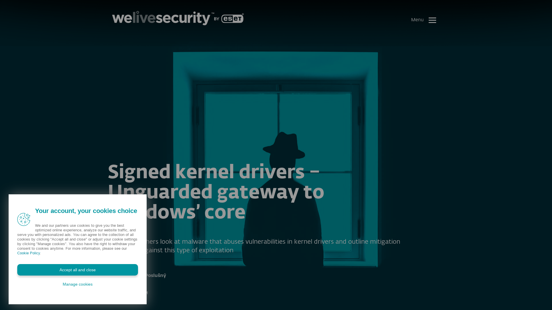Signed kernel drivers – Unguarded gateway to Windows’ core | WeLiveSecurity
