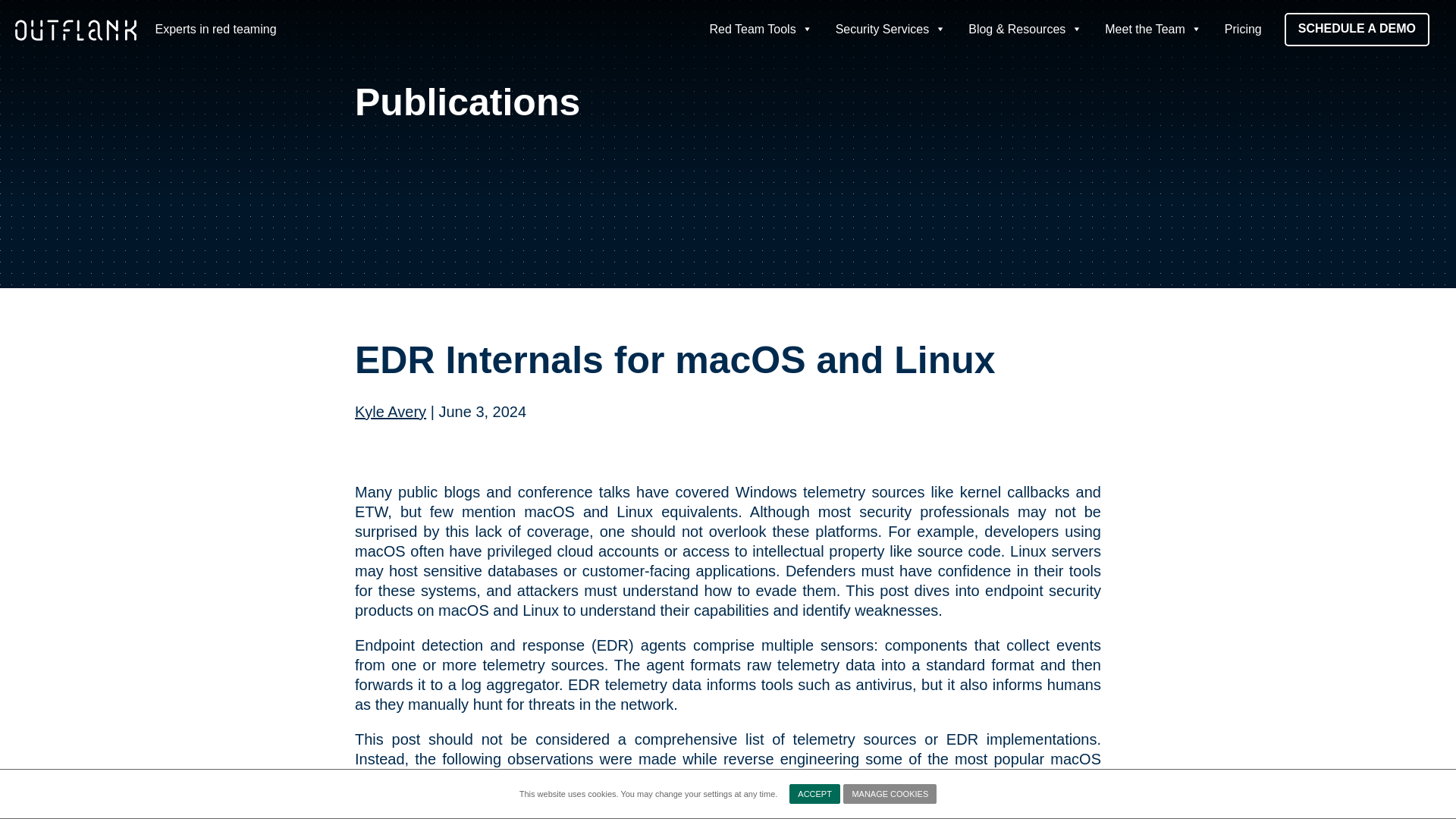 EDR Internals for macOS and Linux | Outflank Security Blog