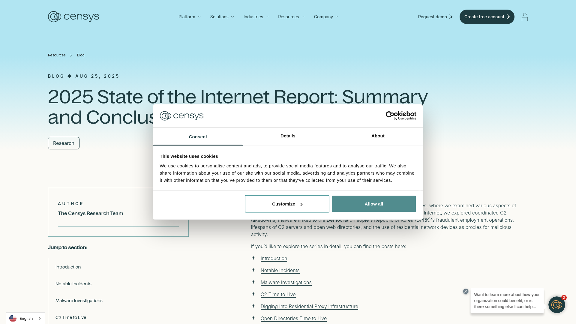 2025 State of the Internet Report: Summary and Conclusions