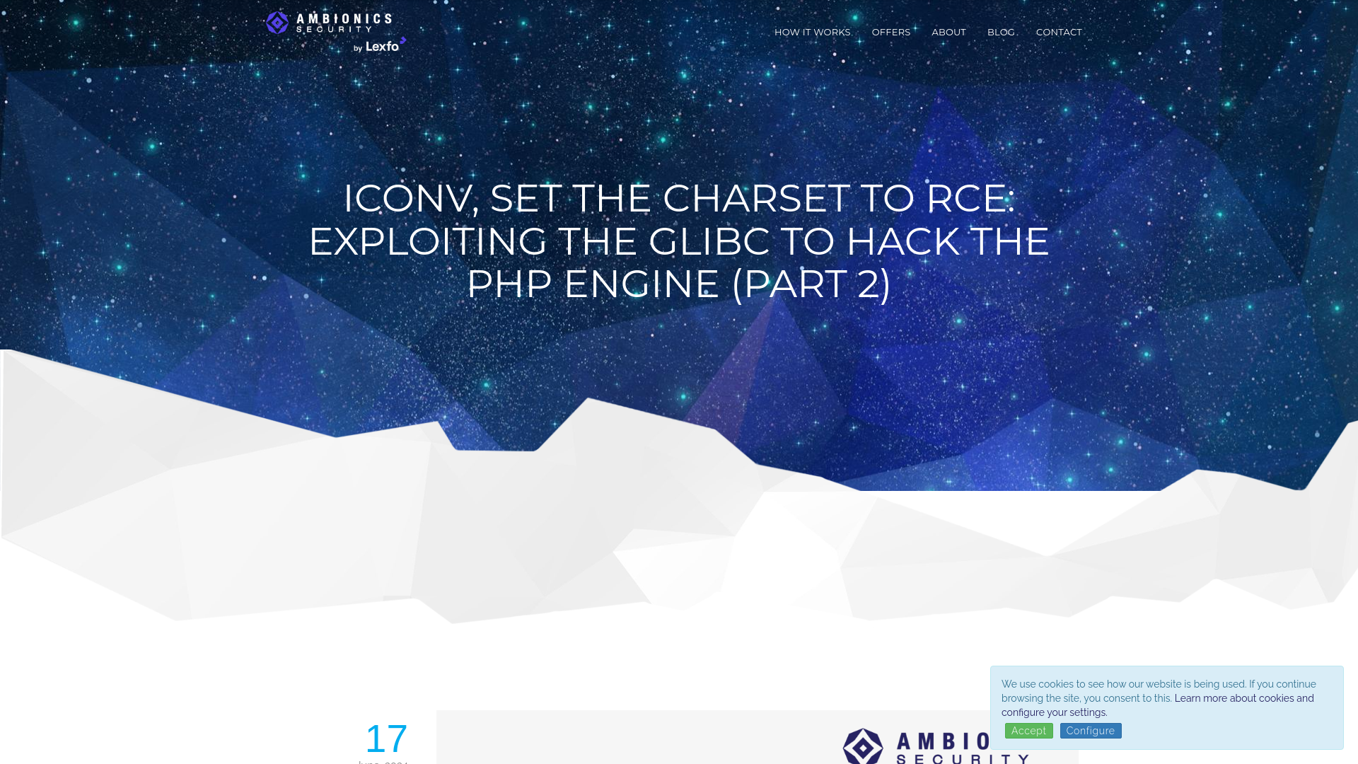 Iconv, set the charset to RCE: Exploiting the glibc to hack the PHP engine (part 2)