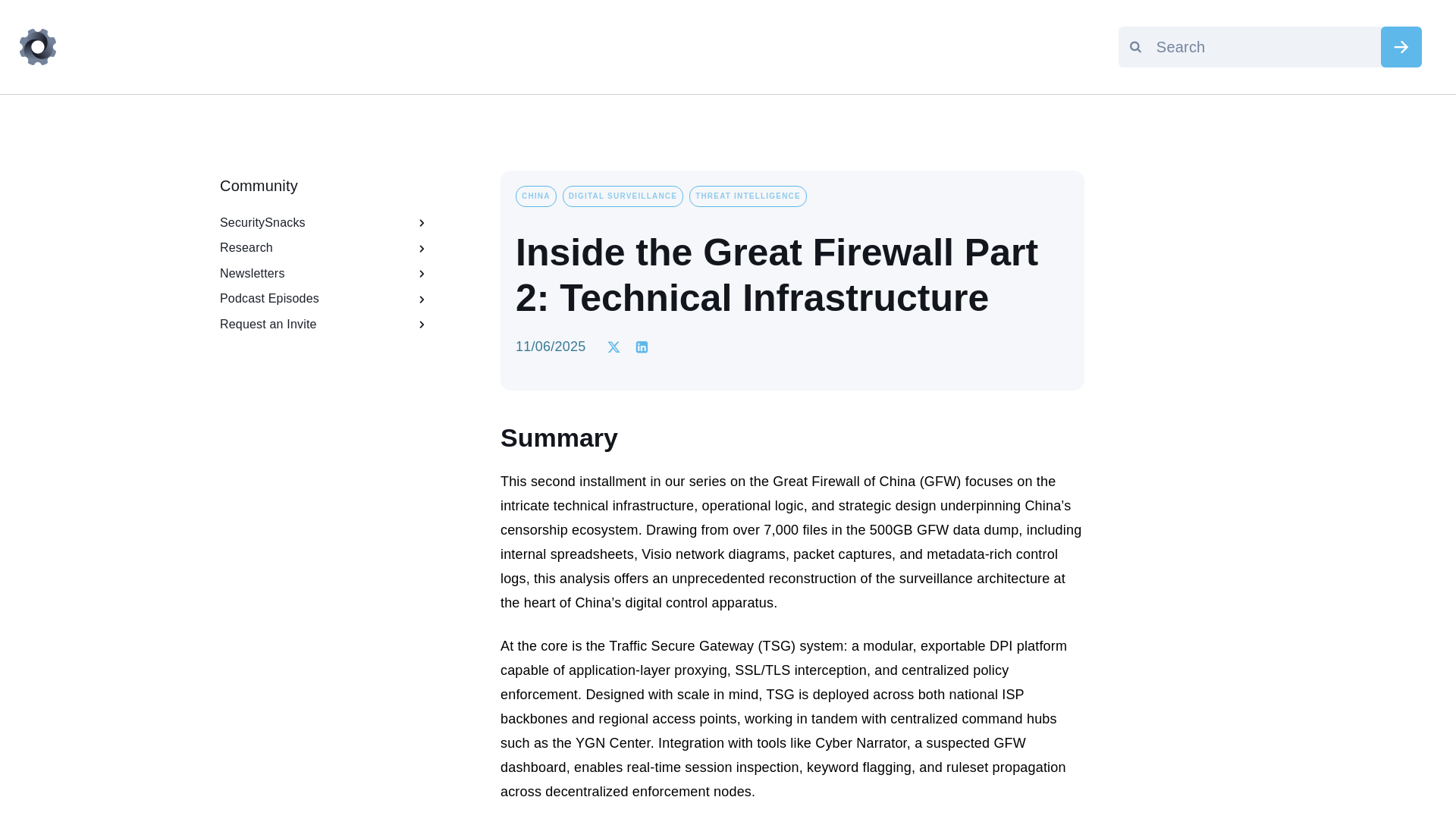 Inside the Great Firewall Part 2: Technical Infrastructure - DomainTools Investigations | DTI