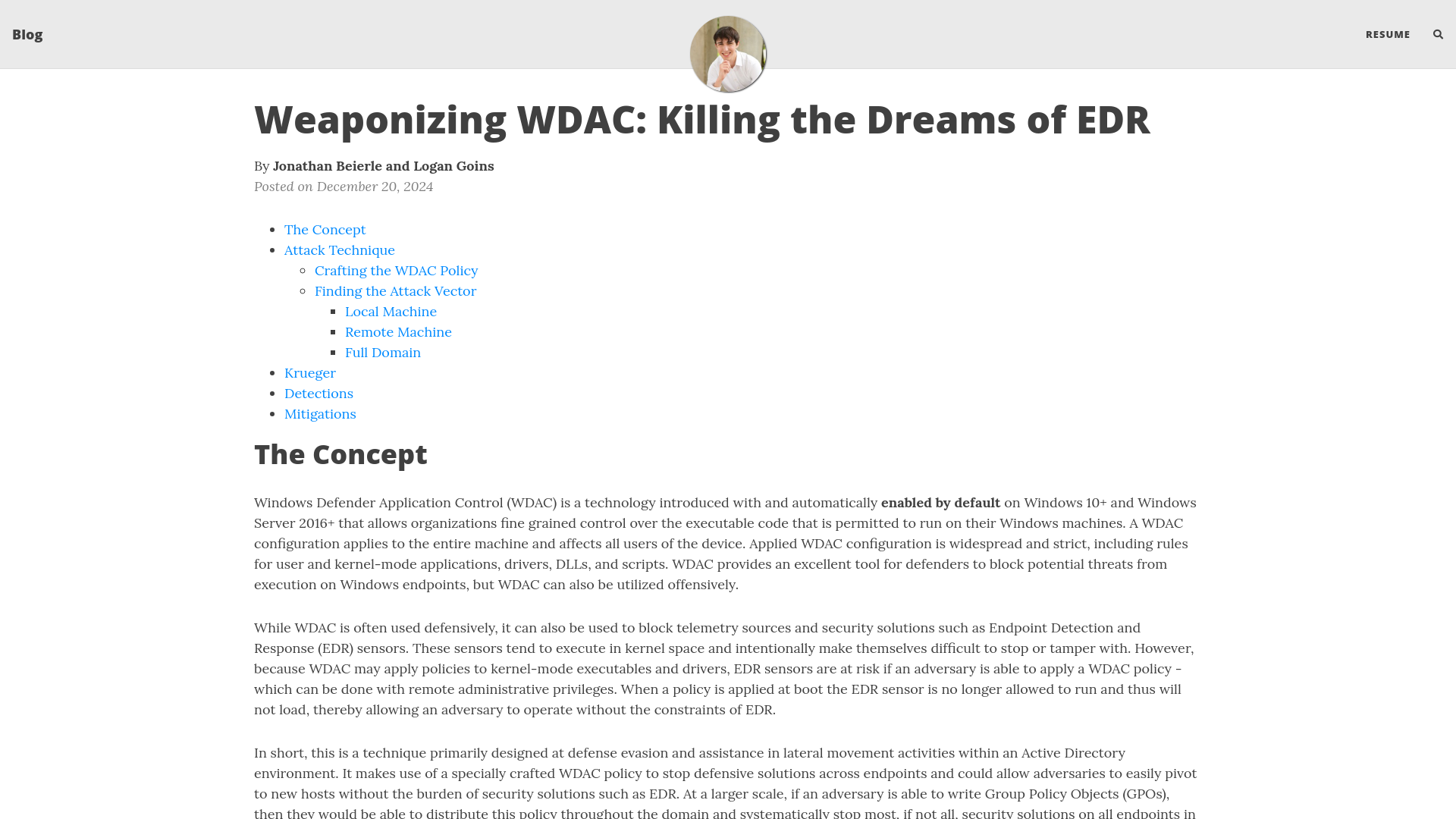 Weaponizing WDAC: Killing the Dreams of EDR