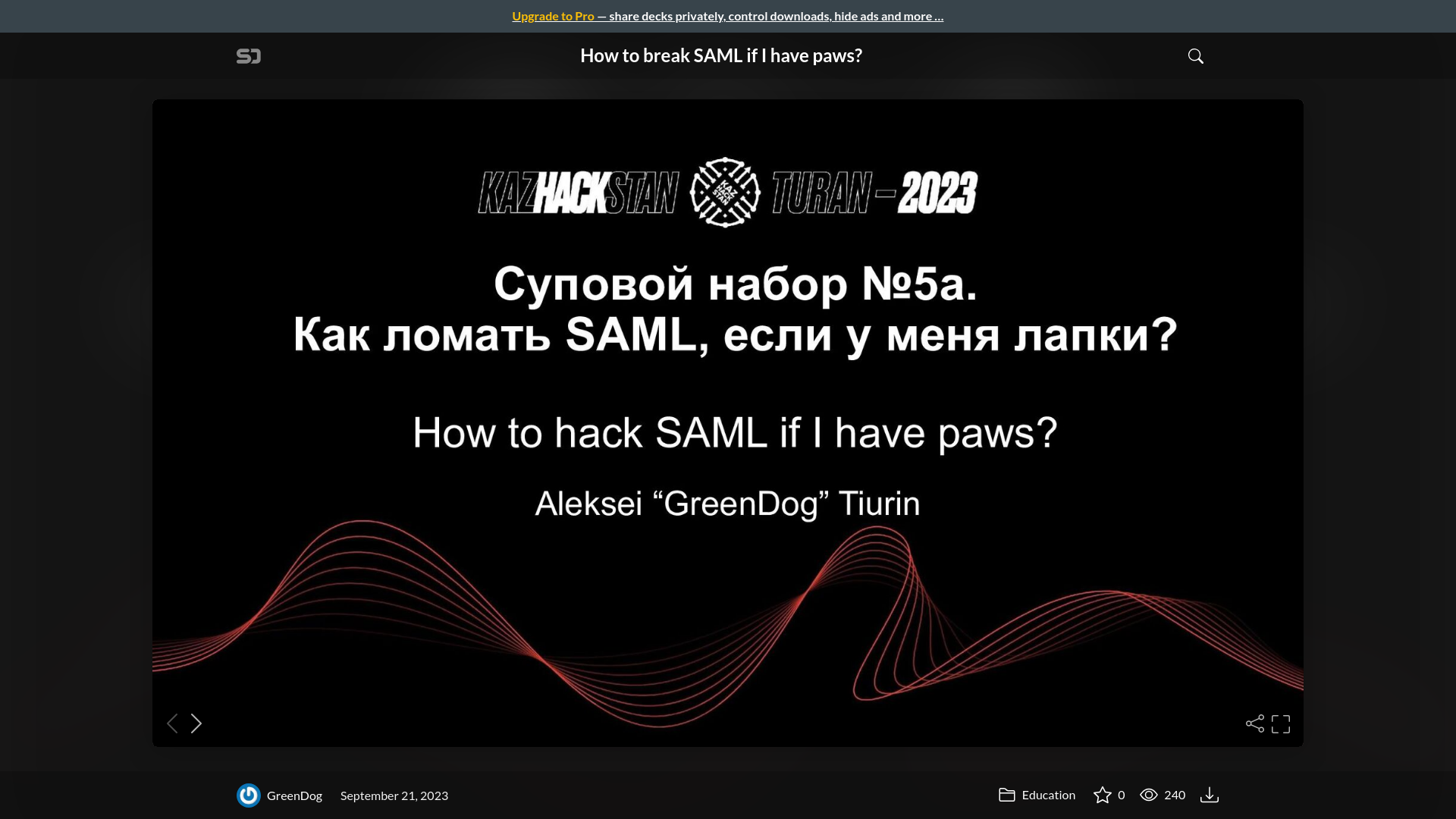 How to break SAML if I have paws? - Speaker Deck