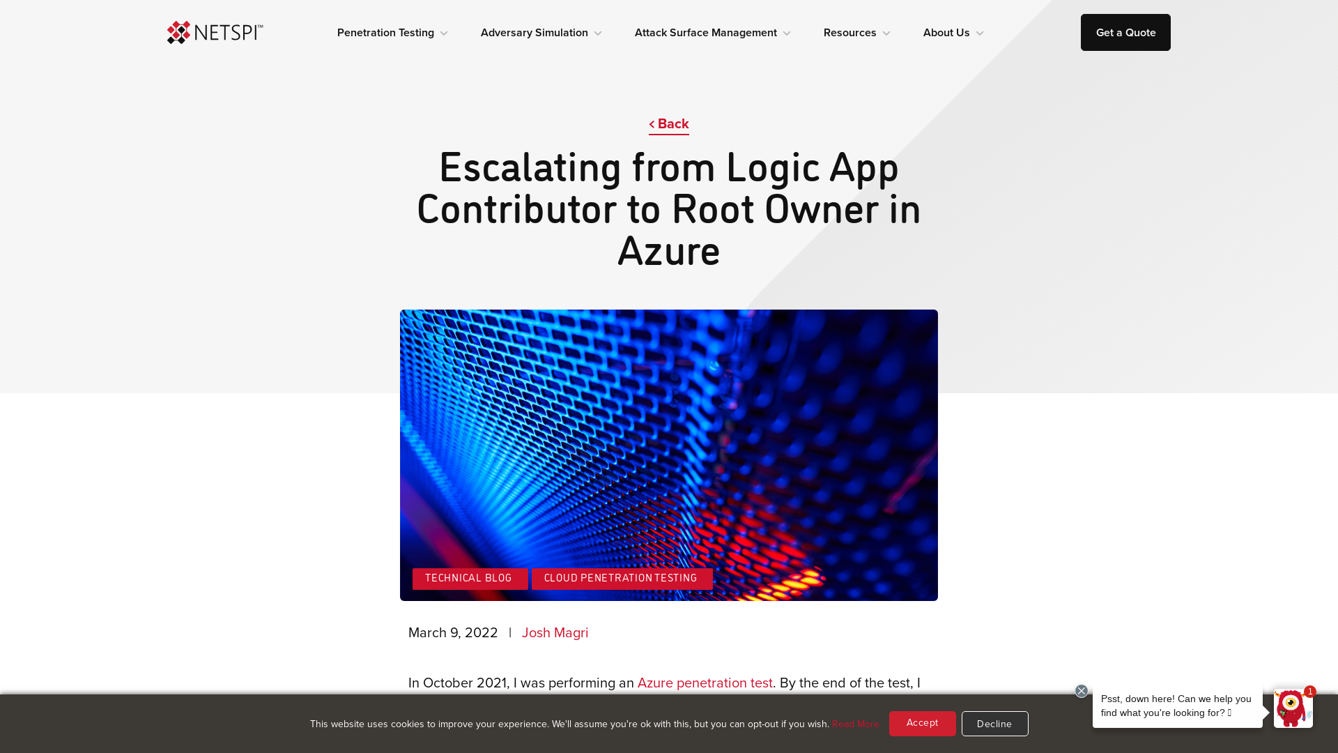 Escalating from Logic App Contributor to Root Owner | Azure Penetration Testing