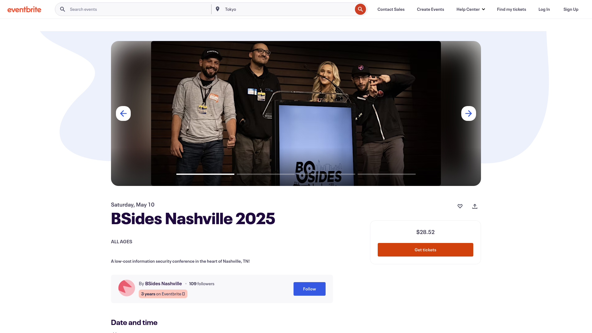 BSides Nashville 2025 Tickets, Sat, May 10, 2025 at 9:00 AM | Eventbrite