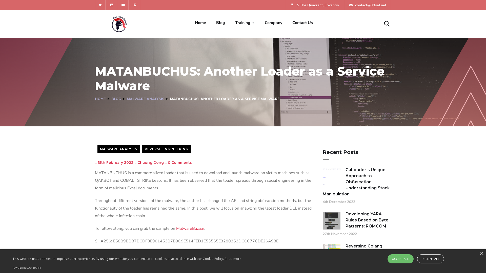 MATANBUCHUS: Another Loader-as-a-Service | 0ffset Training Solutions