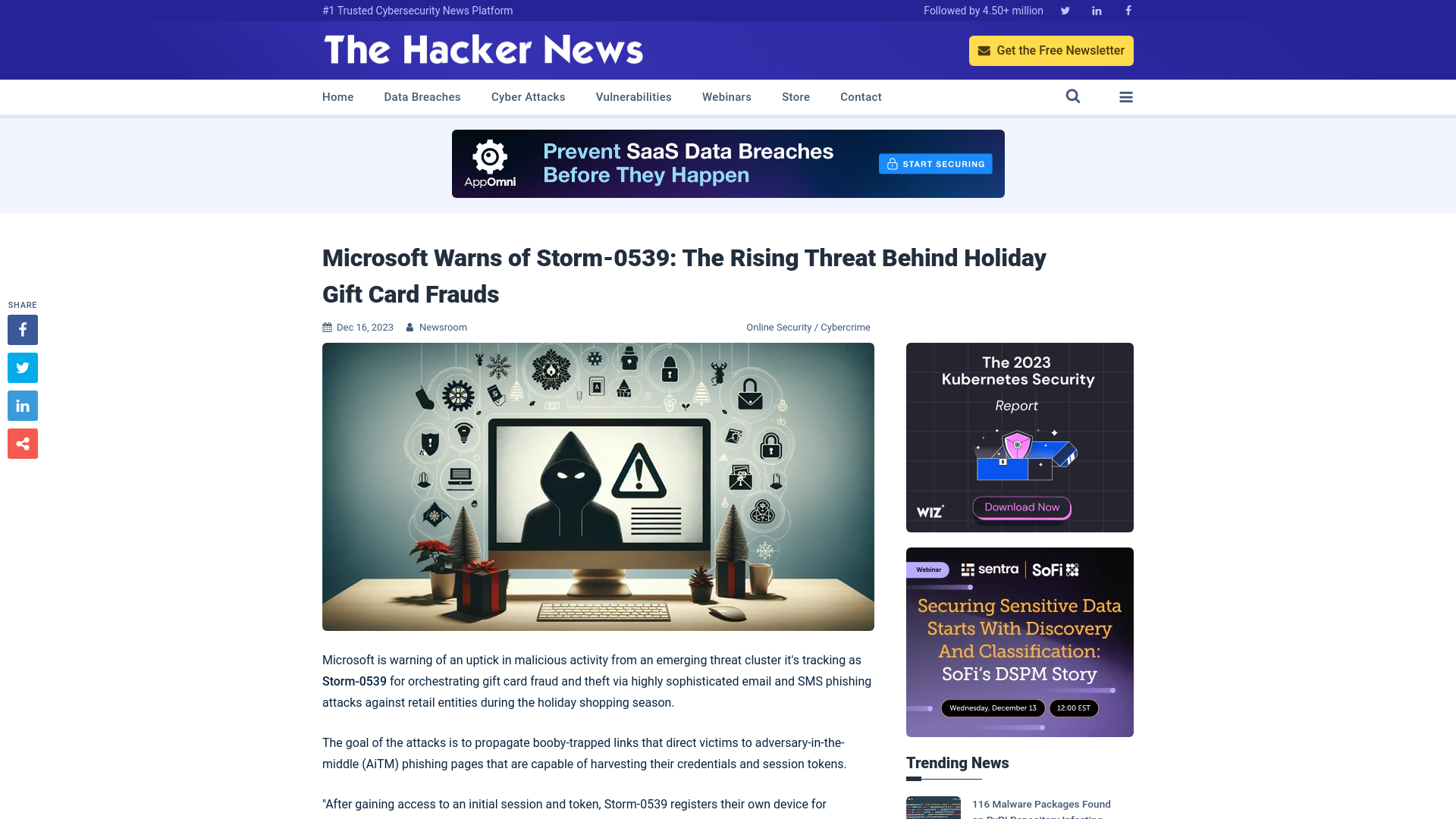 Microsoft Warns of Storm-0539: The Rising Threat Behind Holiday Gift Card Frauds