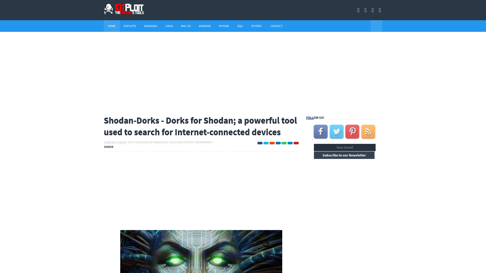 Shodan-Dorks - Dorks for Shodan; a powerful tool used to search for Internet-connected devices