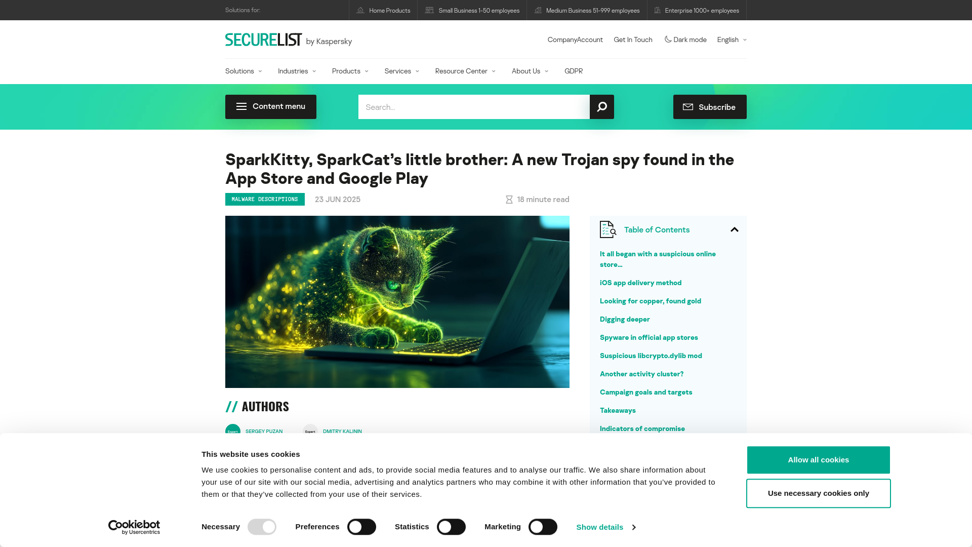 The new SparkKitty Trojan spy in the App Store and Google Play | Securelist