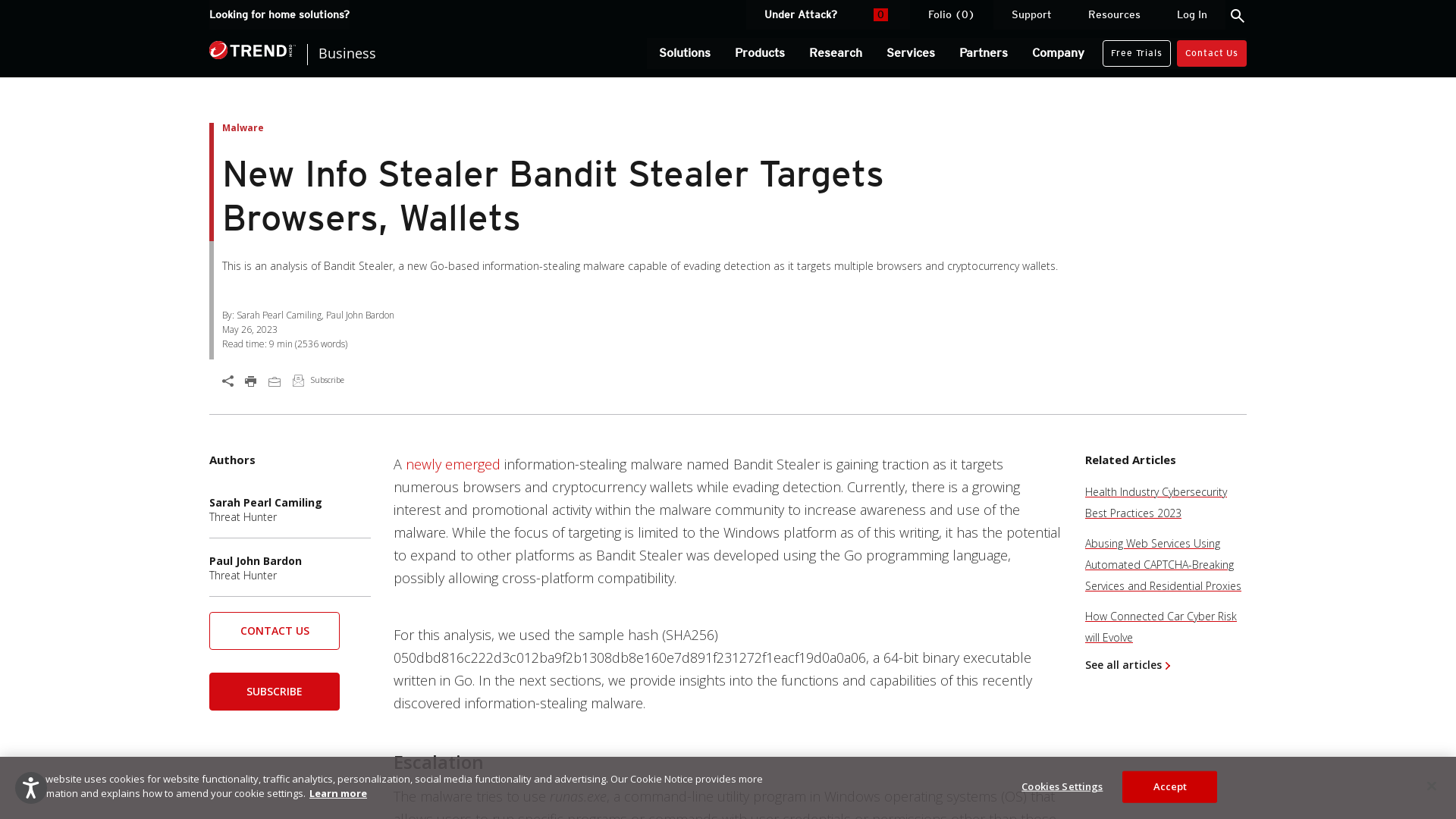 New Info Stealer Bandit Stealer Targets Browsers, Wallets