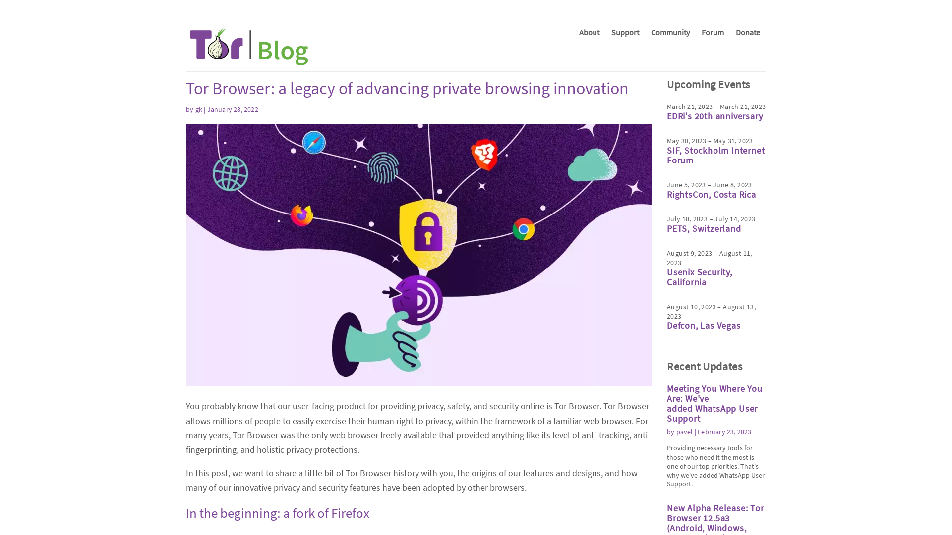 Tor Browser: a legacy of advancing private browsing innovation | The Tor Project