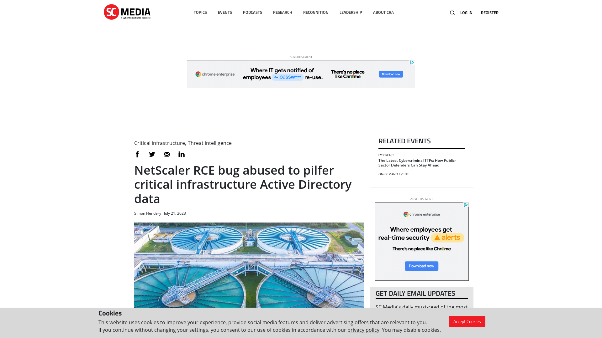 NetScaler RCE bug abused to pilfer critical infrastructure Active Directory data | SC Media