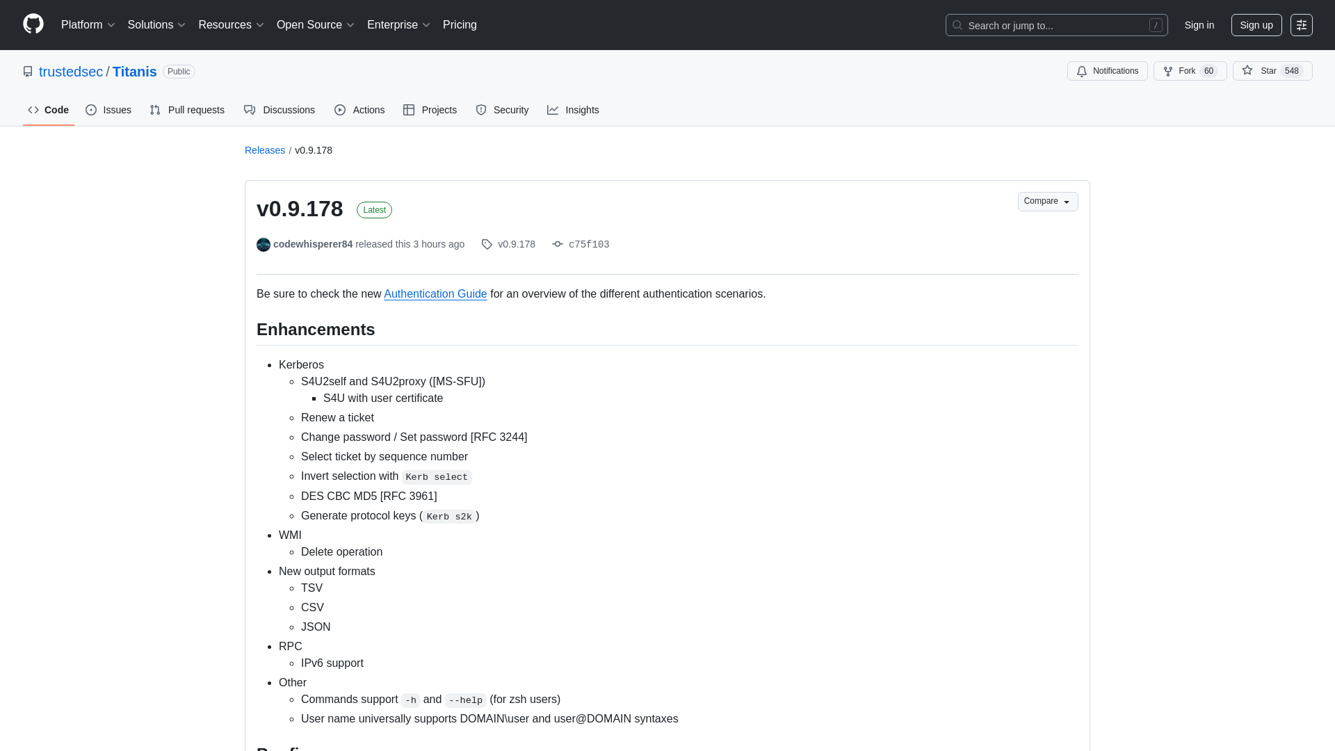 Release v0.9.178 · trustedsec/Titanis · GitHub
