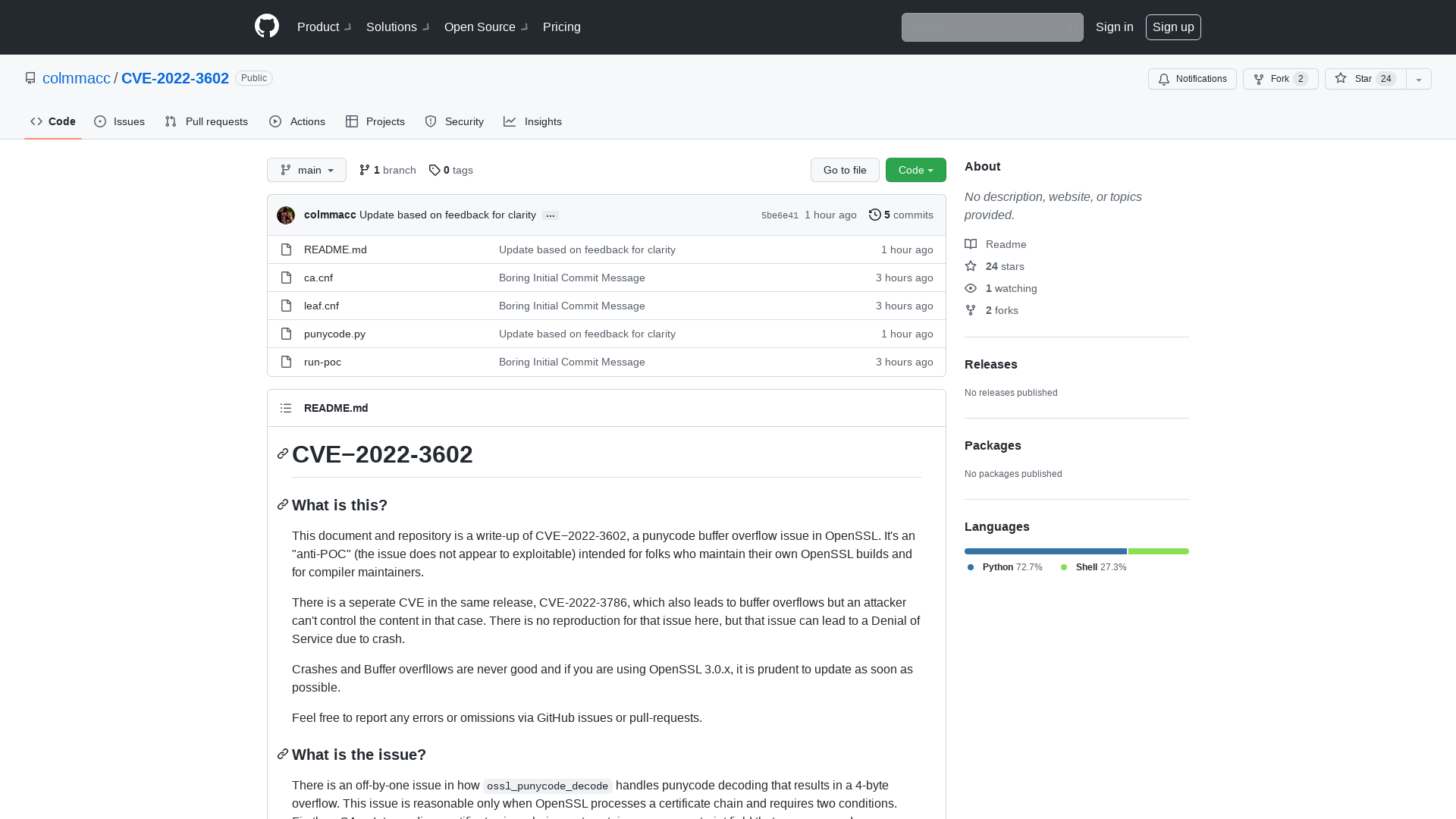GitHub - colmmacc/CVE-2022-3602