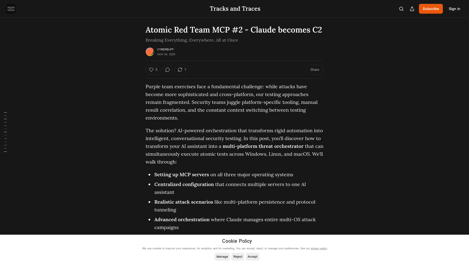 Atomic Red Team MCP #2 - Claude becomes C2 - by cyberbuff