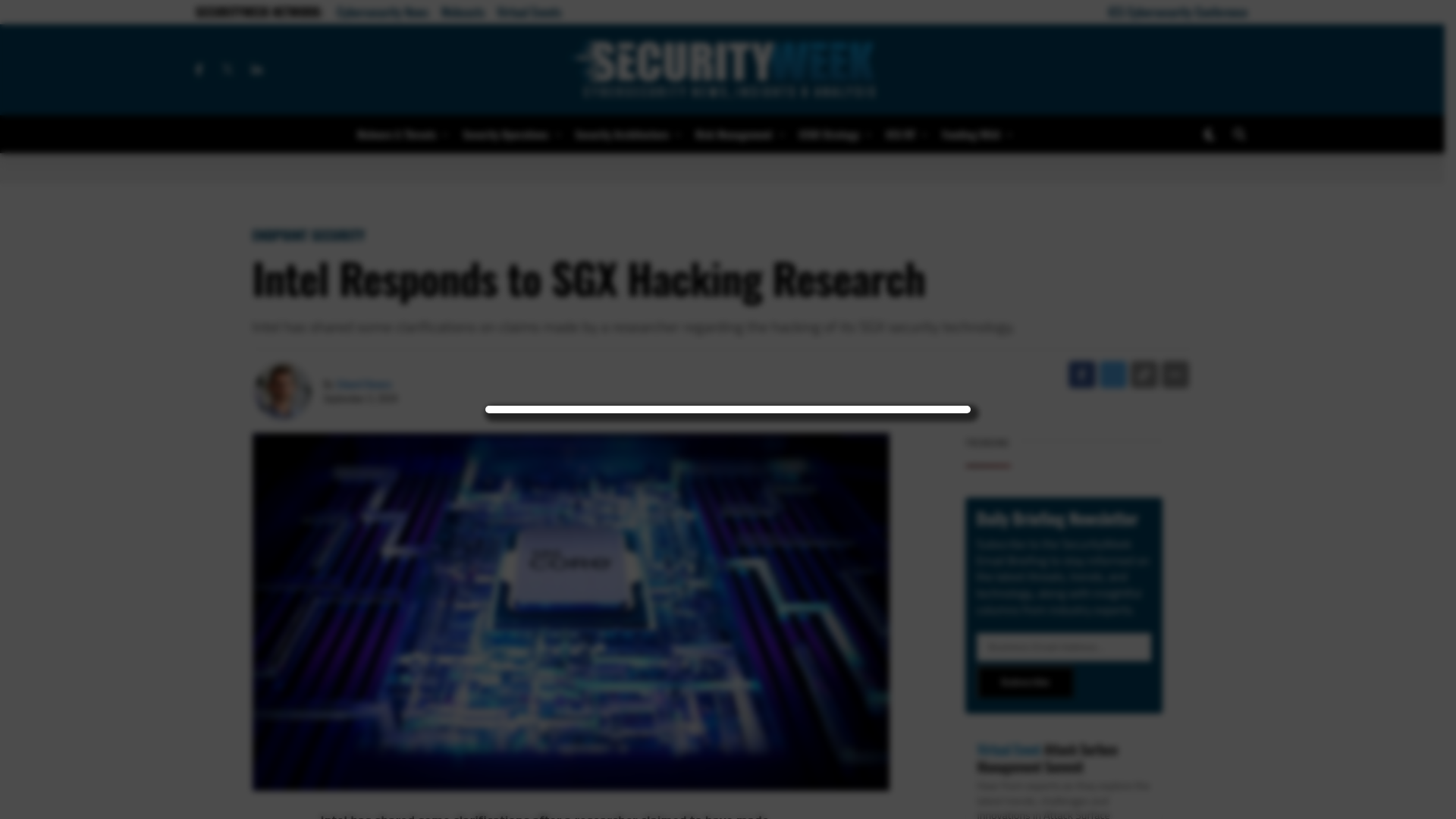 Intel Responds to SGX Hacking Research - SecurityWeek