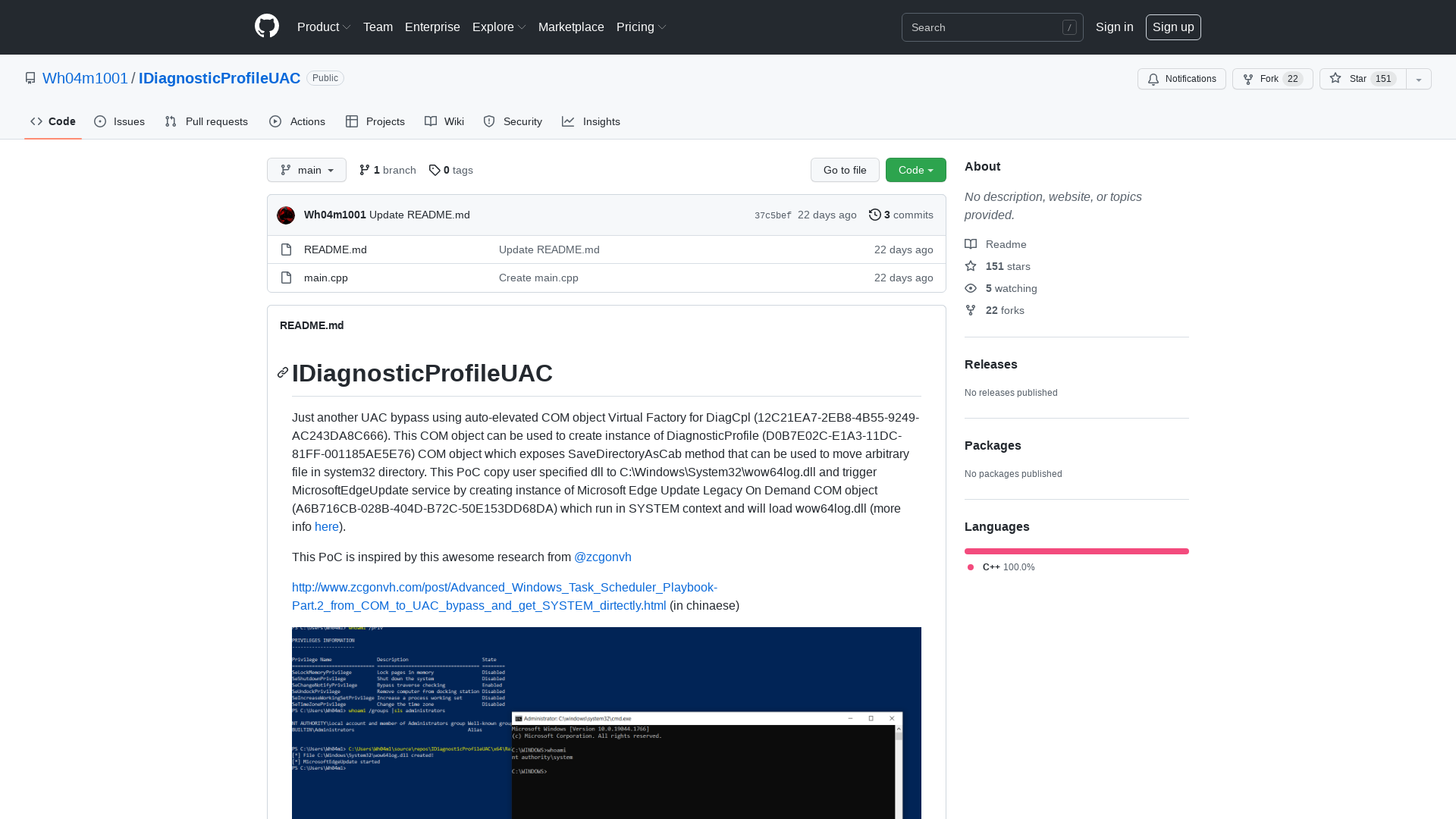 GitHub - Wh04m1001/IDiagnosticProfileUAC
