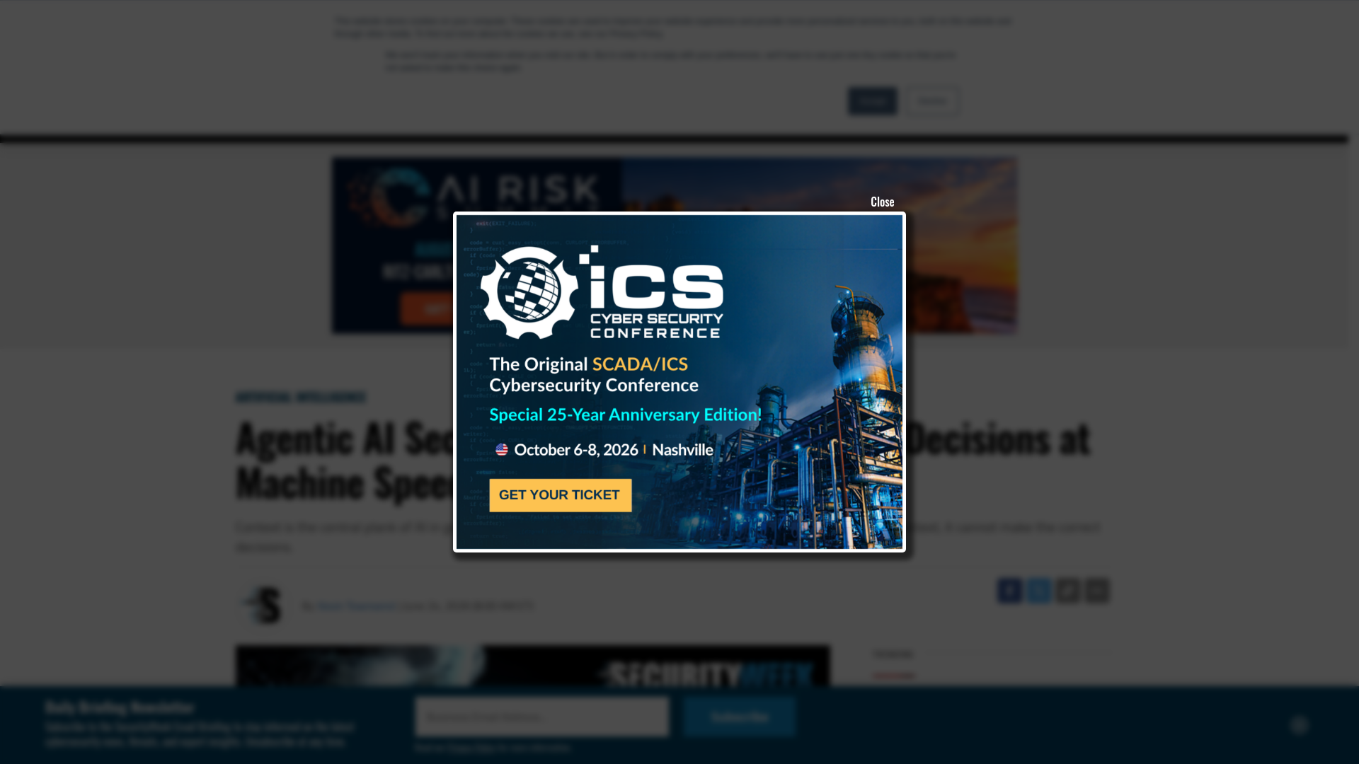 Agentic AI Security: Wrong Context, Wrong Decisions at Machine Speed - SecurityWeek