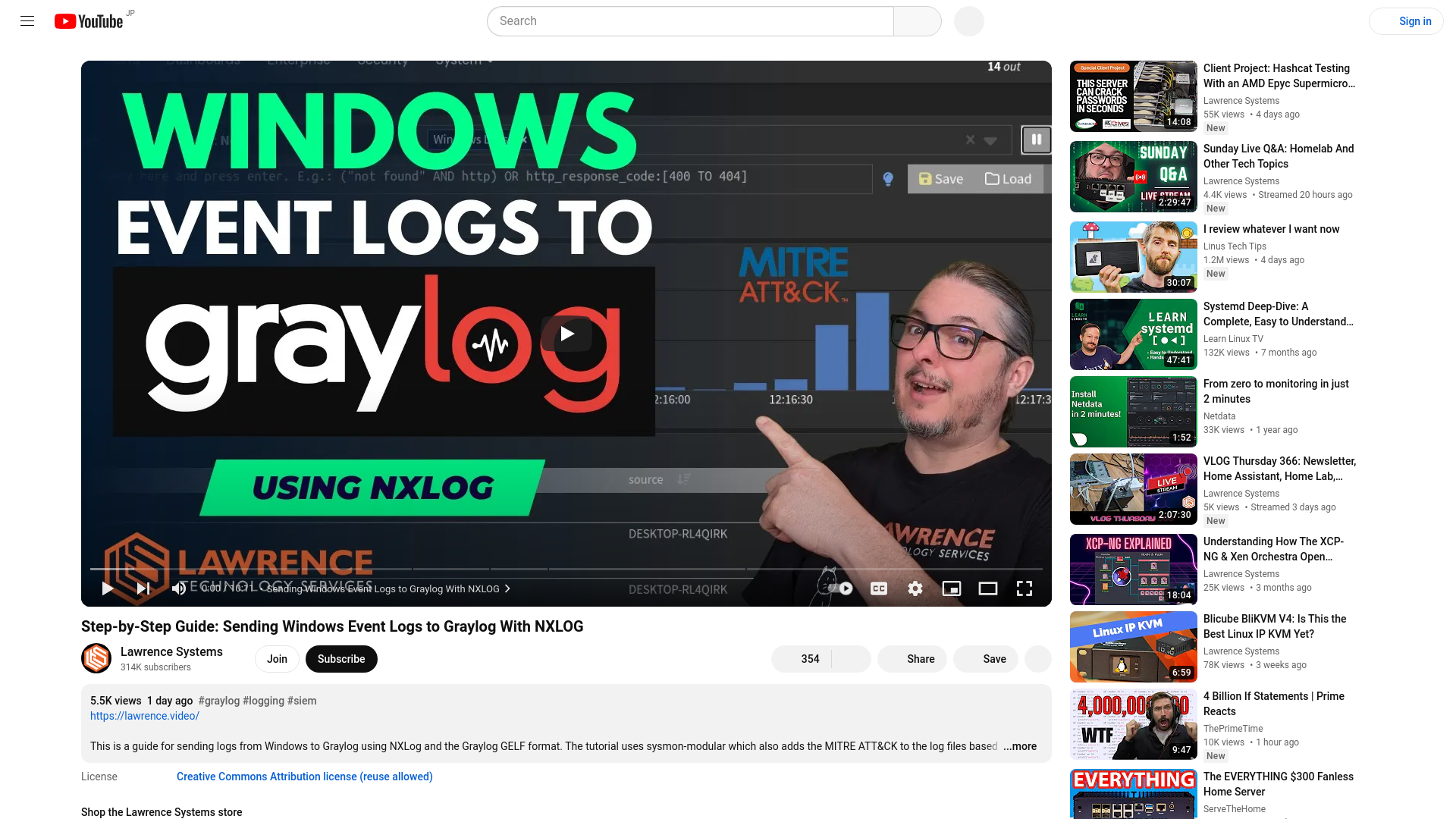 Step-by-Step Guide: Sending Windows Event Logs to Graylog With NXLOG - YouTube