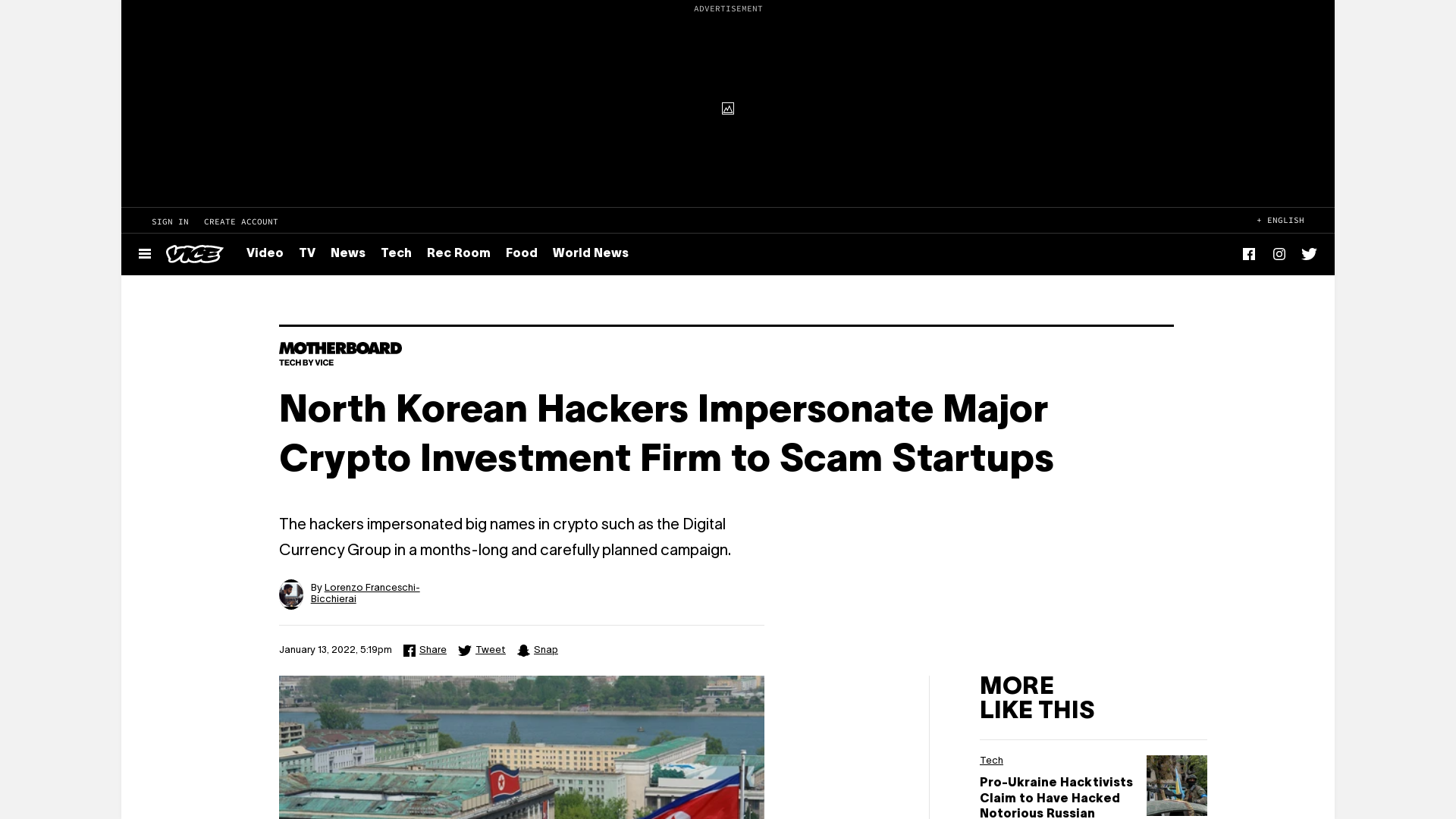 North Korean Hackers Impersonate Major Crypto Investment Firm to Scam Startups