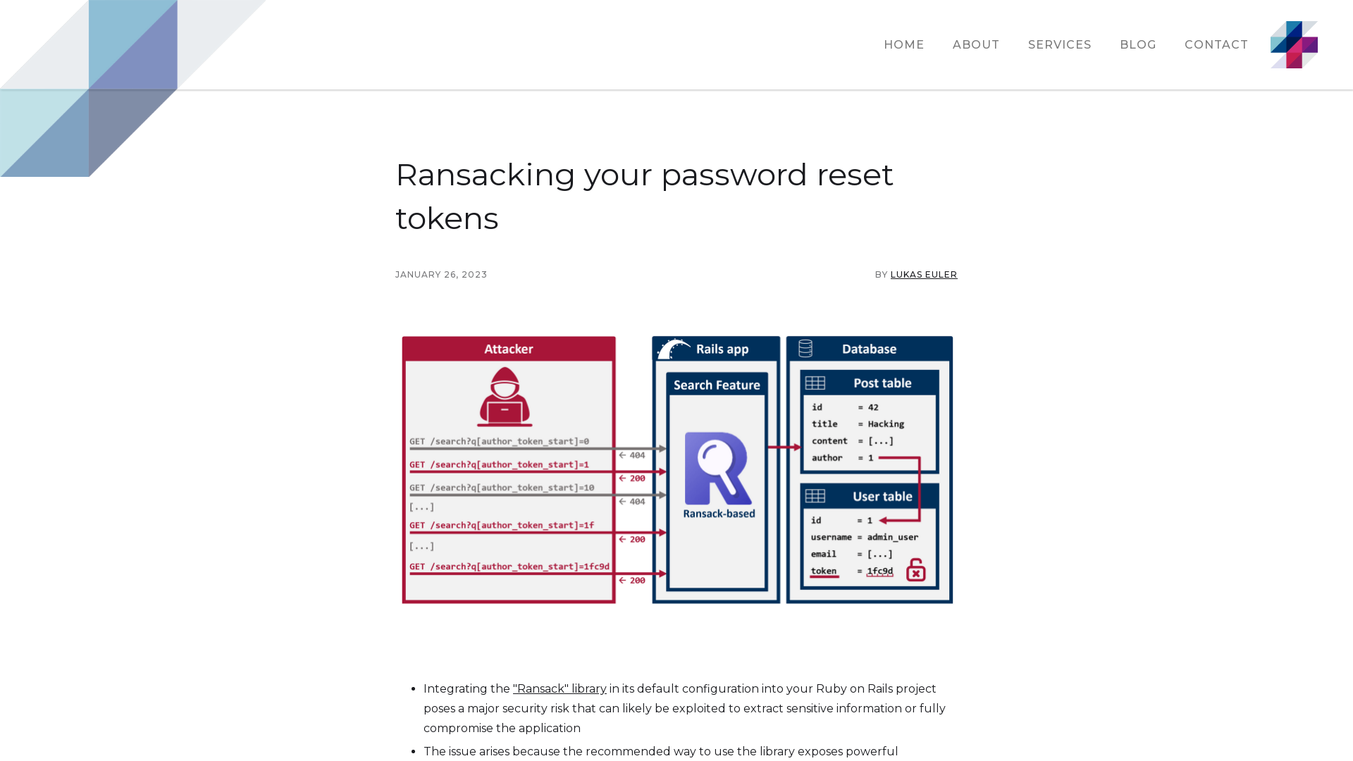 Ransacking your password reset tokens | Positive Security