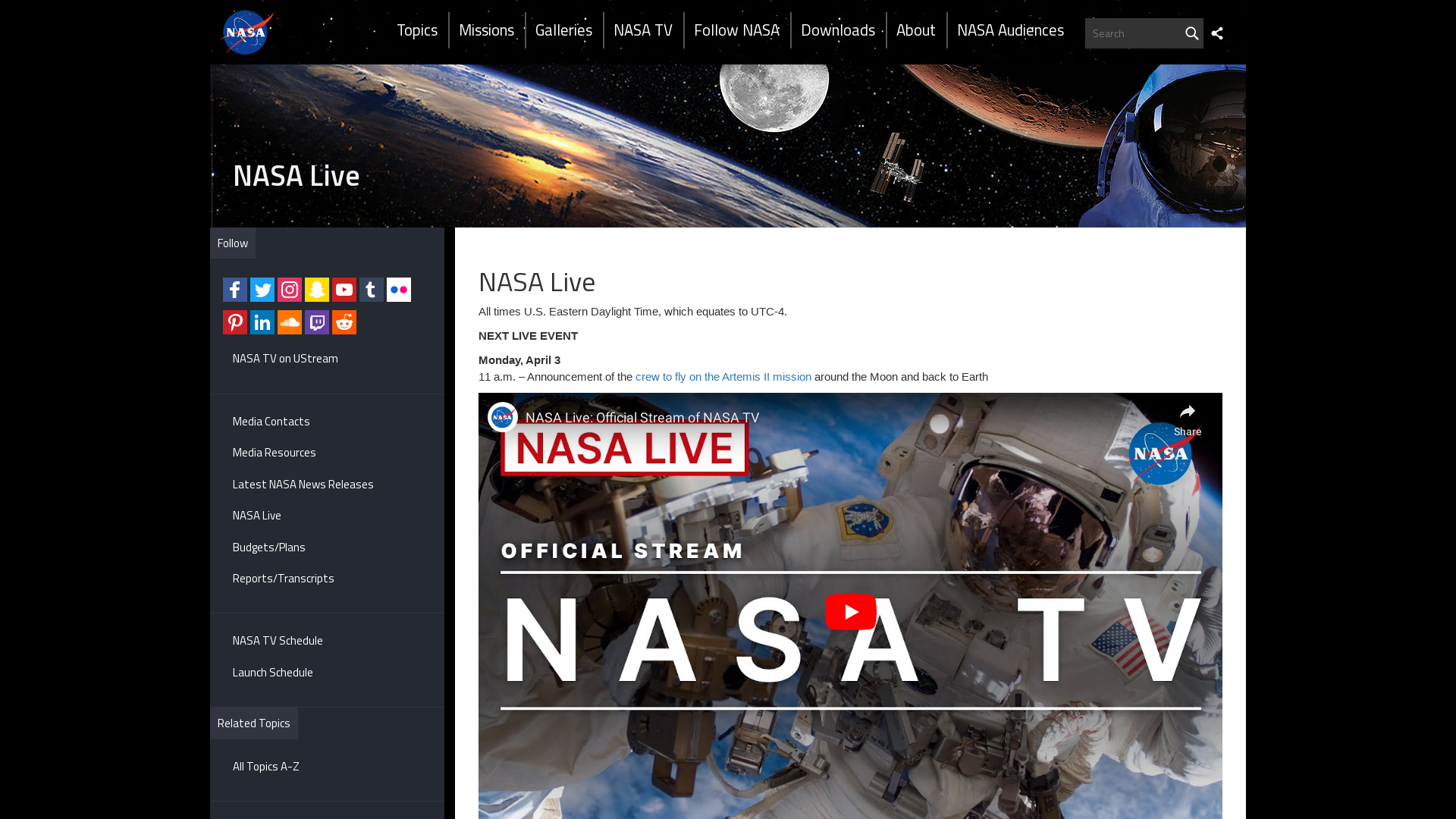 NASA Live | NASA
