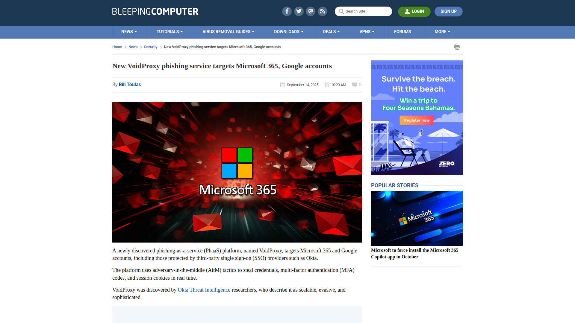 New VoidProxy phishing service targets Microsoft 365, Google accounts