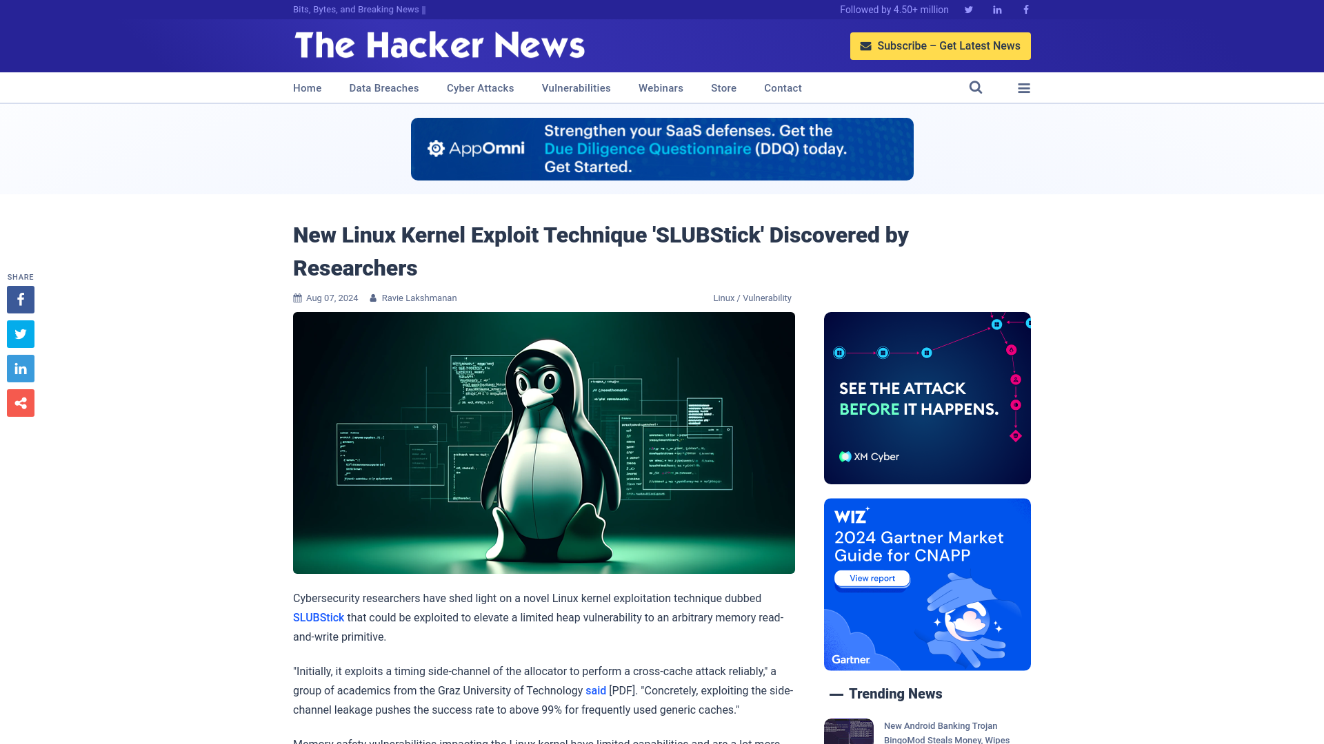 New Linux Kernel Exploit Technique 'SLUBStick' Discovered by Researchers