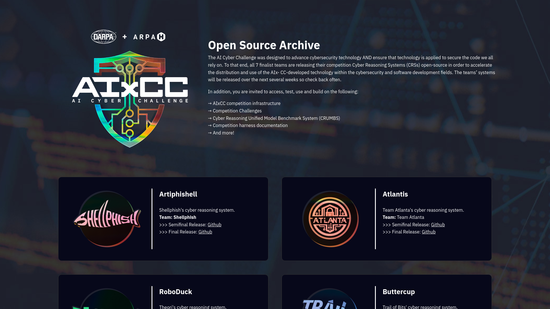 AIxCC Competition Archive | AIxCC Competition Archive