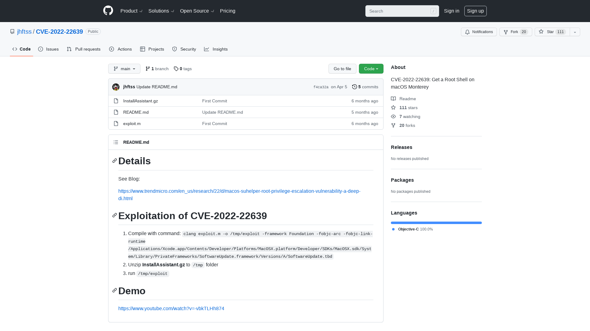 GitHub - jhftss/CVE-2022-22639: CVE-2022-22639: Get a Root Shell on macOS Monterey