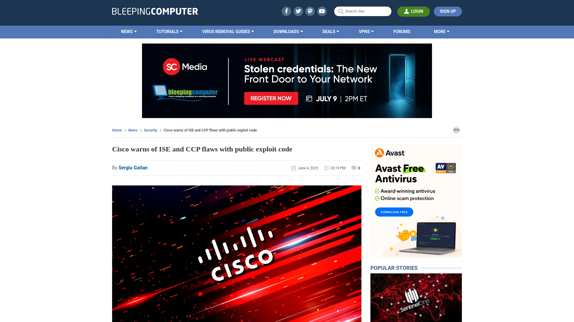 Cisco warns of ISE and CCP flaws with public exploit code