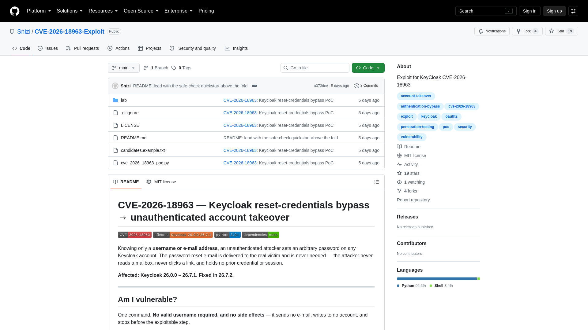 GitHub - Snizi/CVE-2026-18963-Exploit: Exploit for KeyCloak CVE-2026-18963 · GitHub