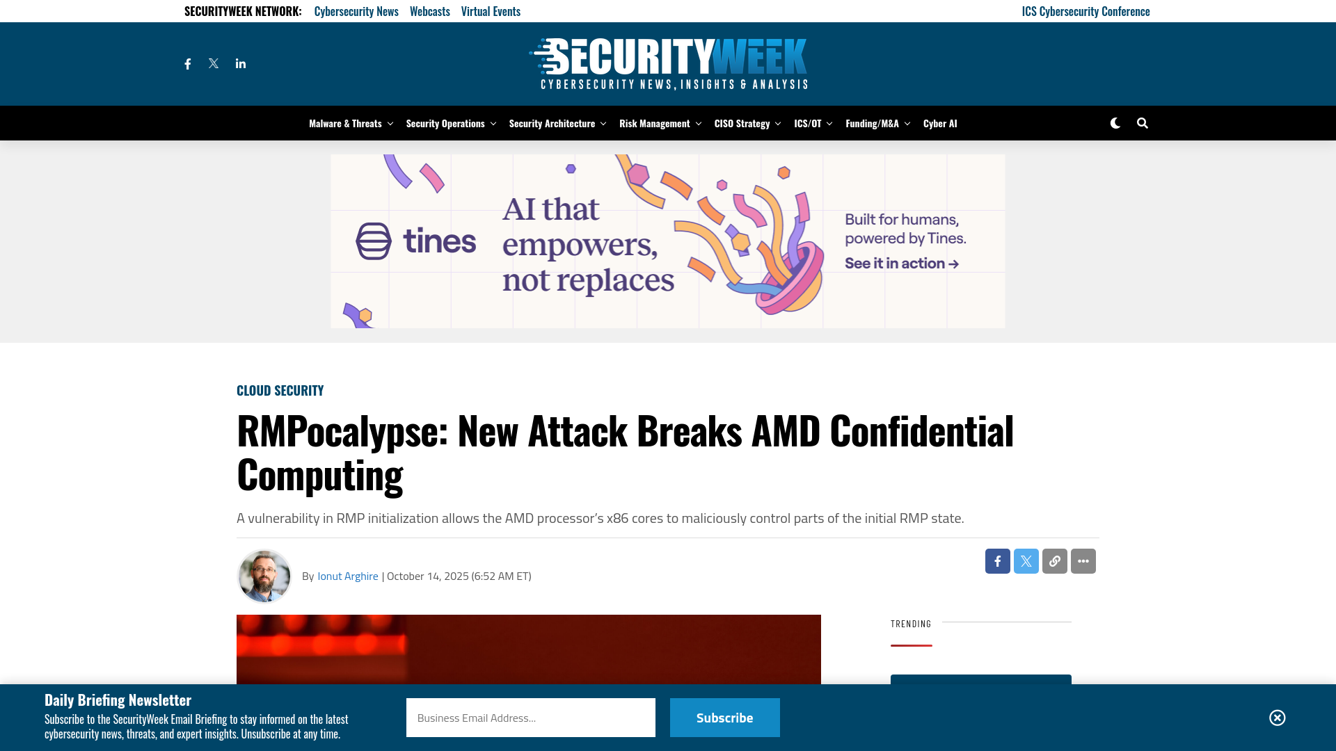 RMPocalypse: New Attack Breaks AMD Confidential Computing - SecurityWeek